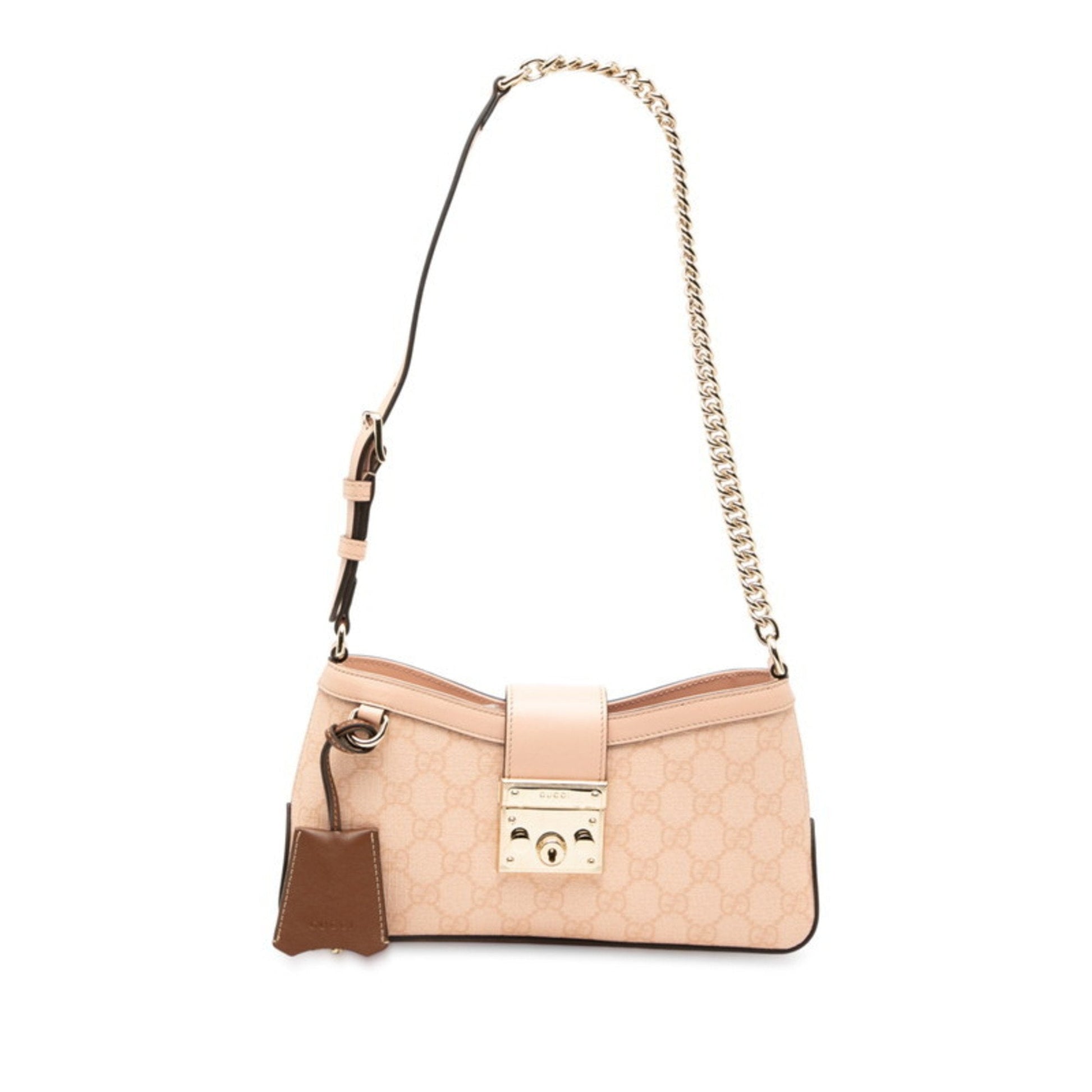 Gucci Pink Pvc Leather Shoulder Bag