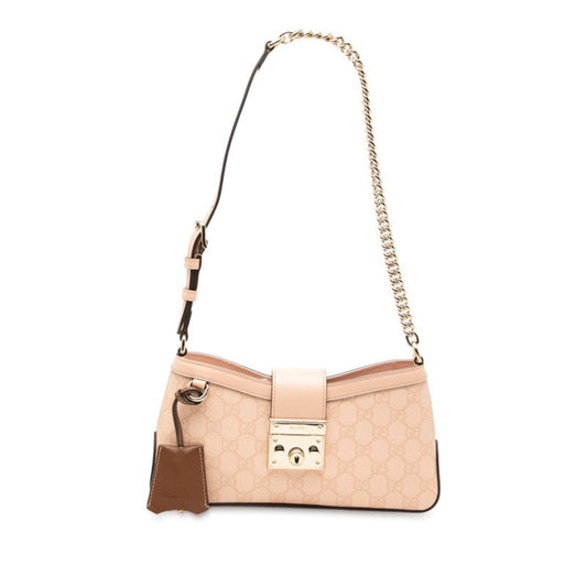 Gucci Pink Pvc Leather Shoulder Bag