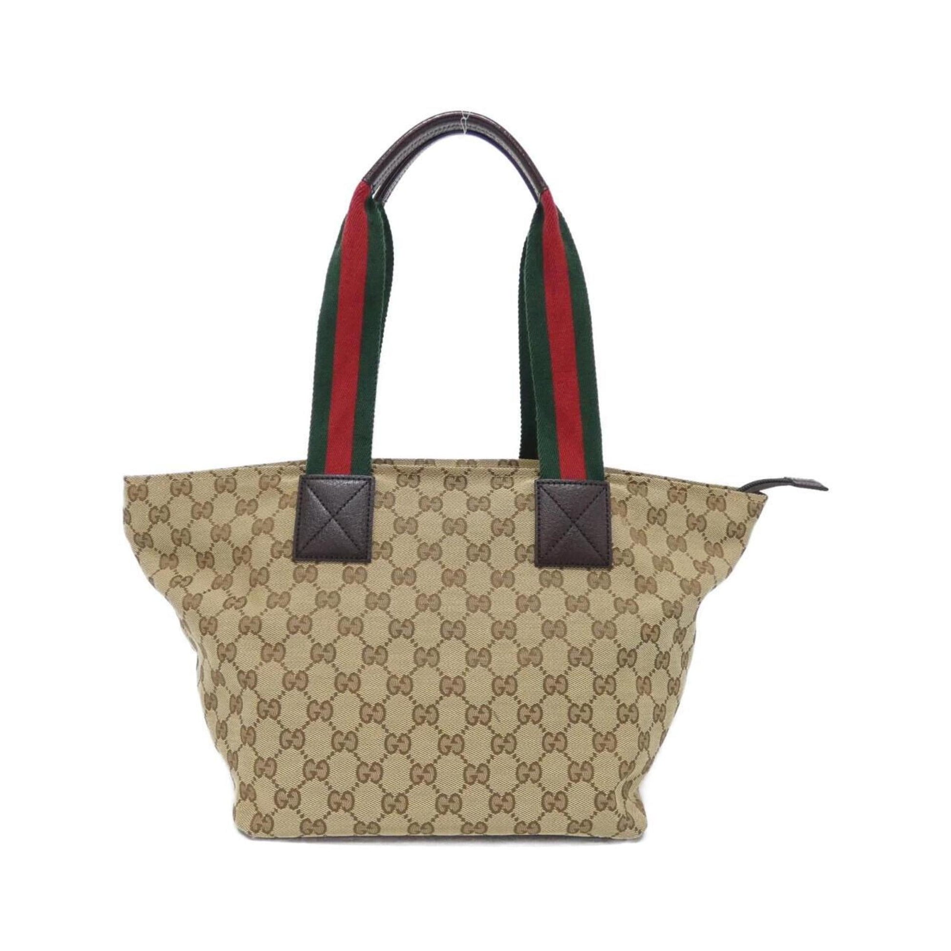 Gucci Beige Brown Gg Canvas Handbag