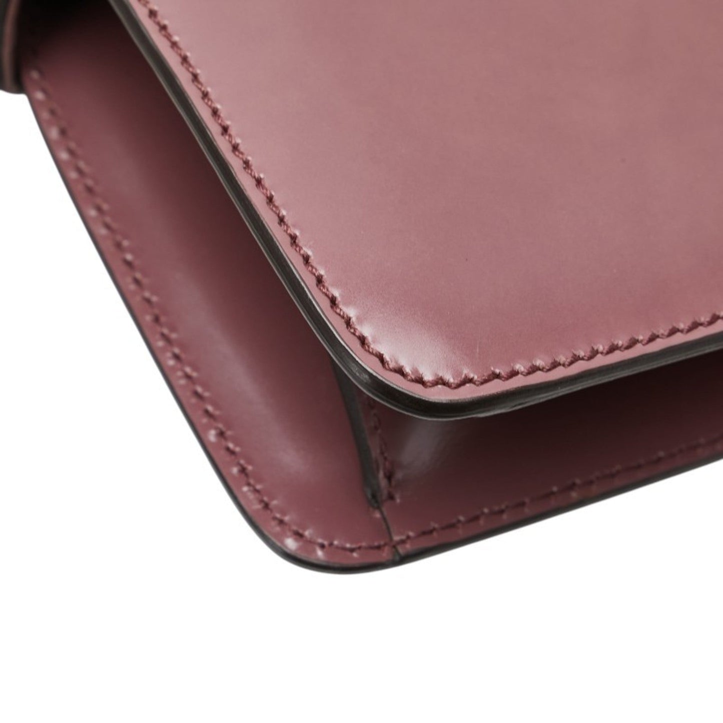 Gucci Wine Leather Clutch Bag