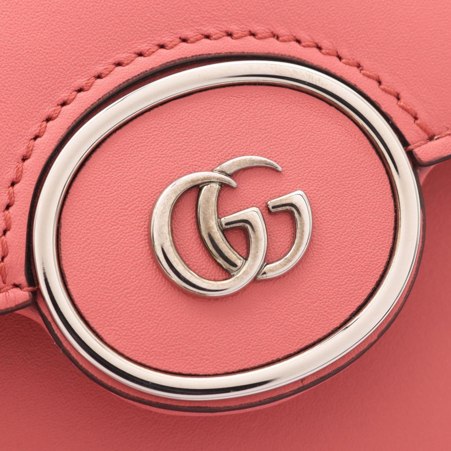 Gucci Pink Leather Shoulder Bag