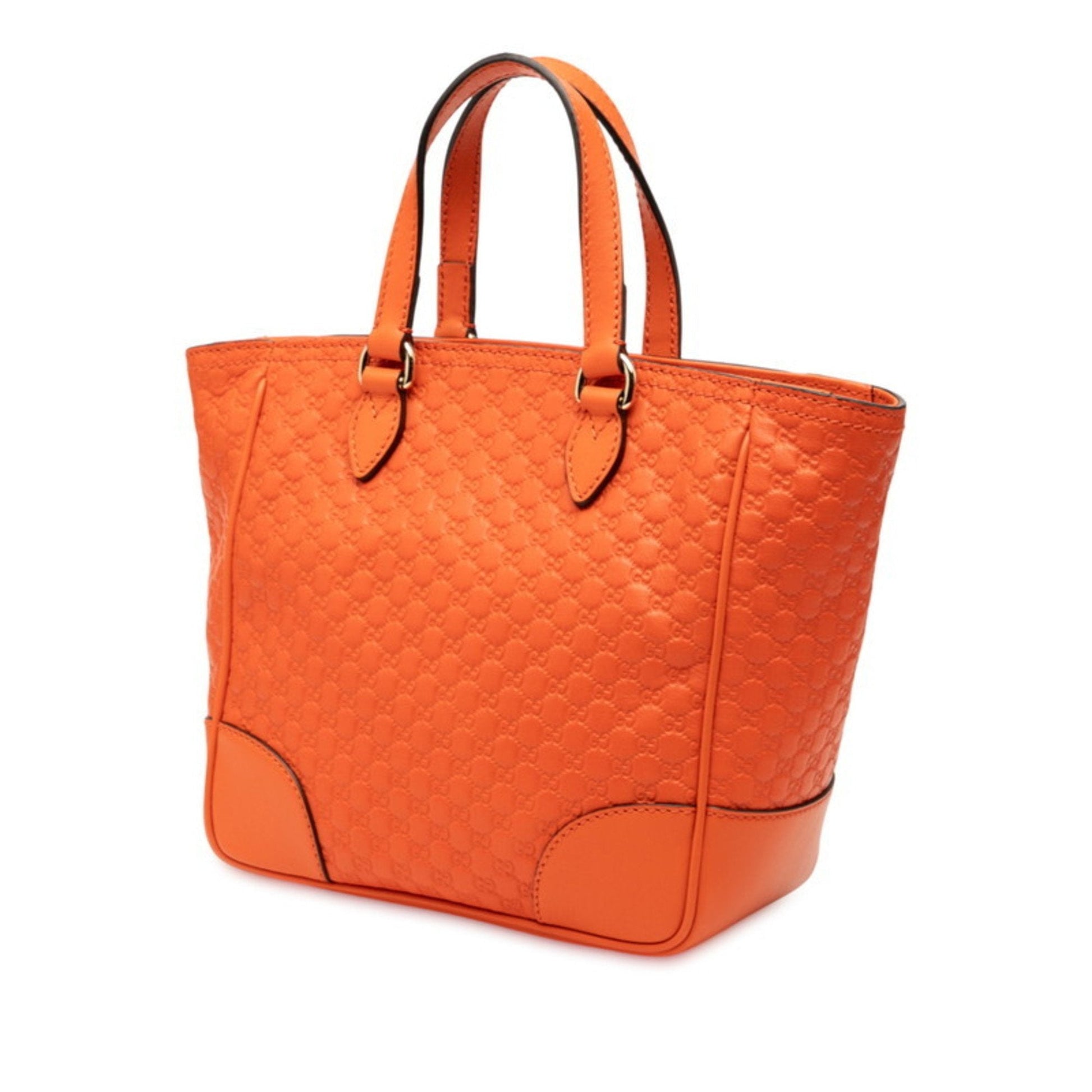 Gucci Orange Leather Handbag Shoulder Bag