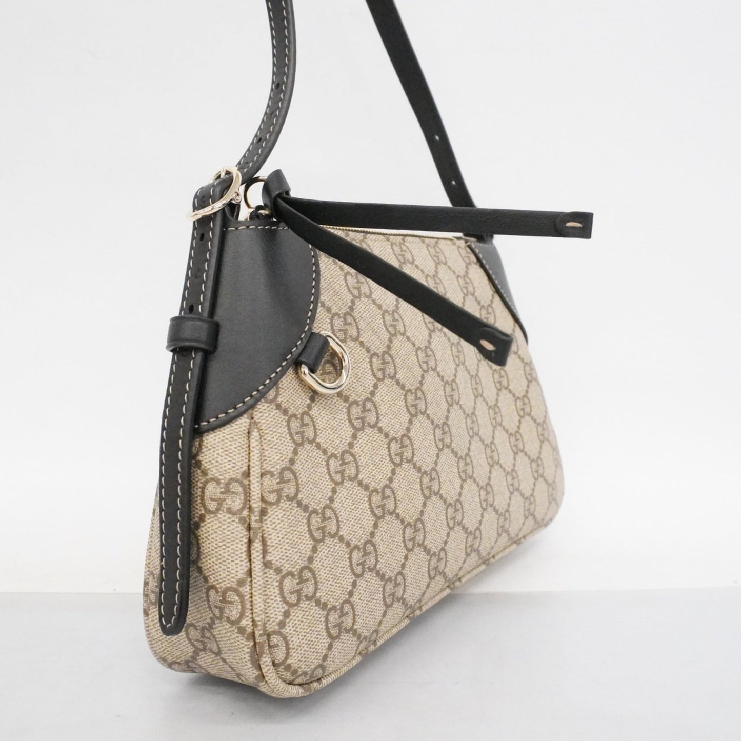 Gucci Black Brown Pvc Handbag