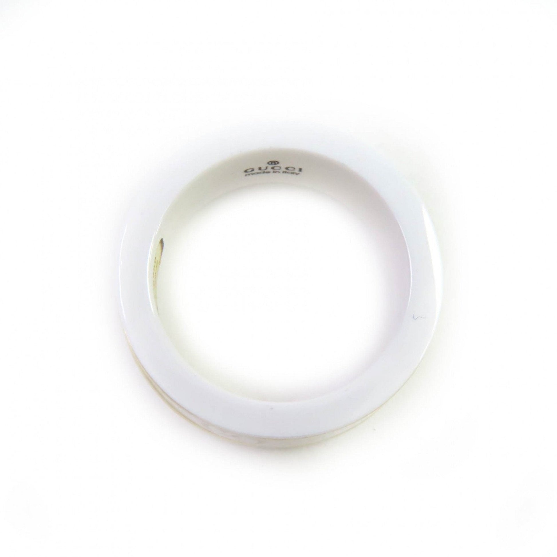 Gucci White Ceramic Band Ring