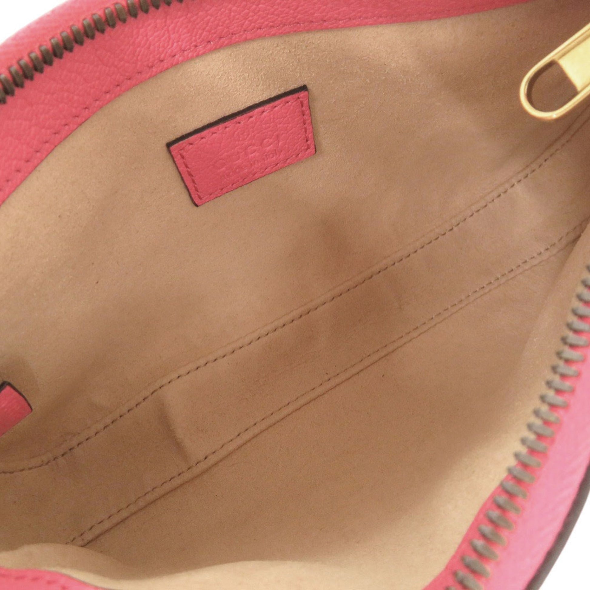 Gucci Pink Leather Handbag Shoulder Bag