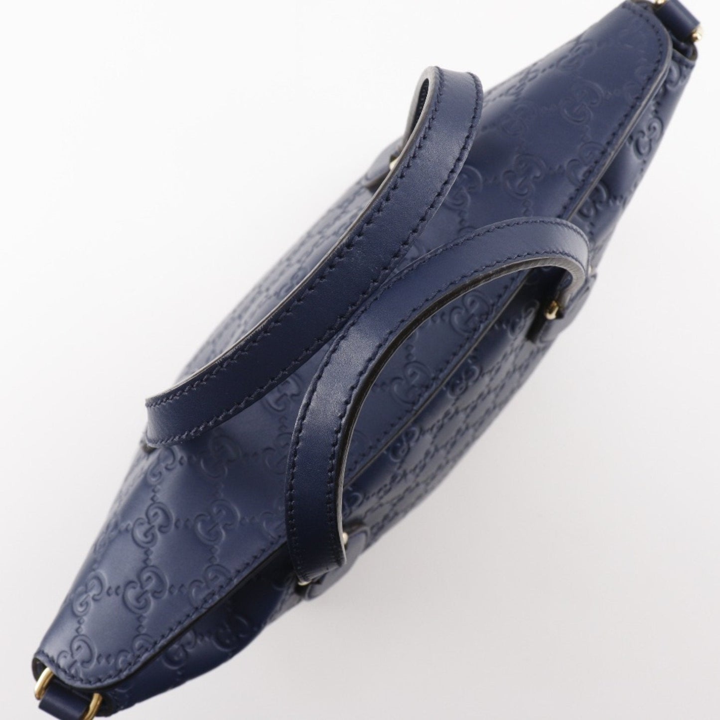 Gucci Navy Leather Handbag