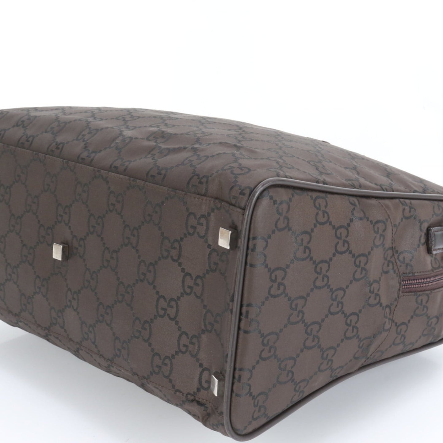 Gucci Brown Nylon Nylon Briefcase