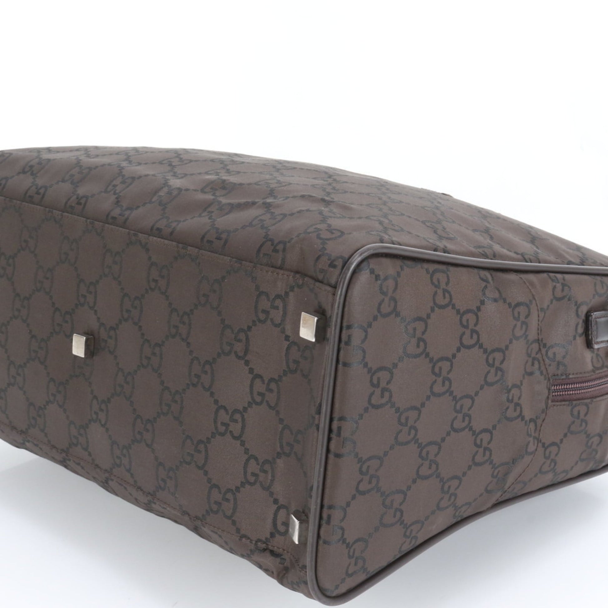 Gucci Brown Nylon Nylon Briefcase