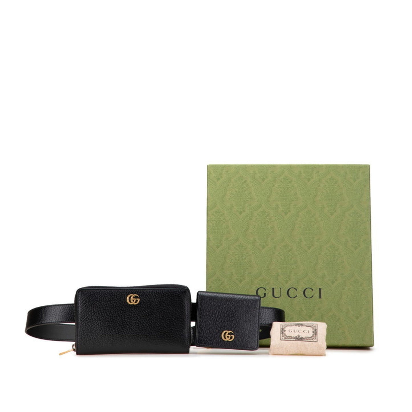 Gucci Black Leather Fanny Pack
