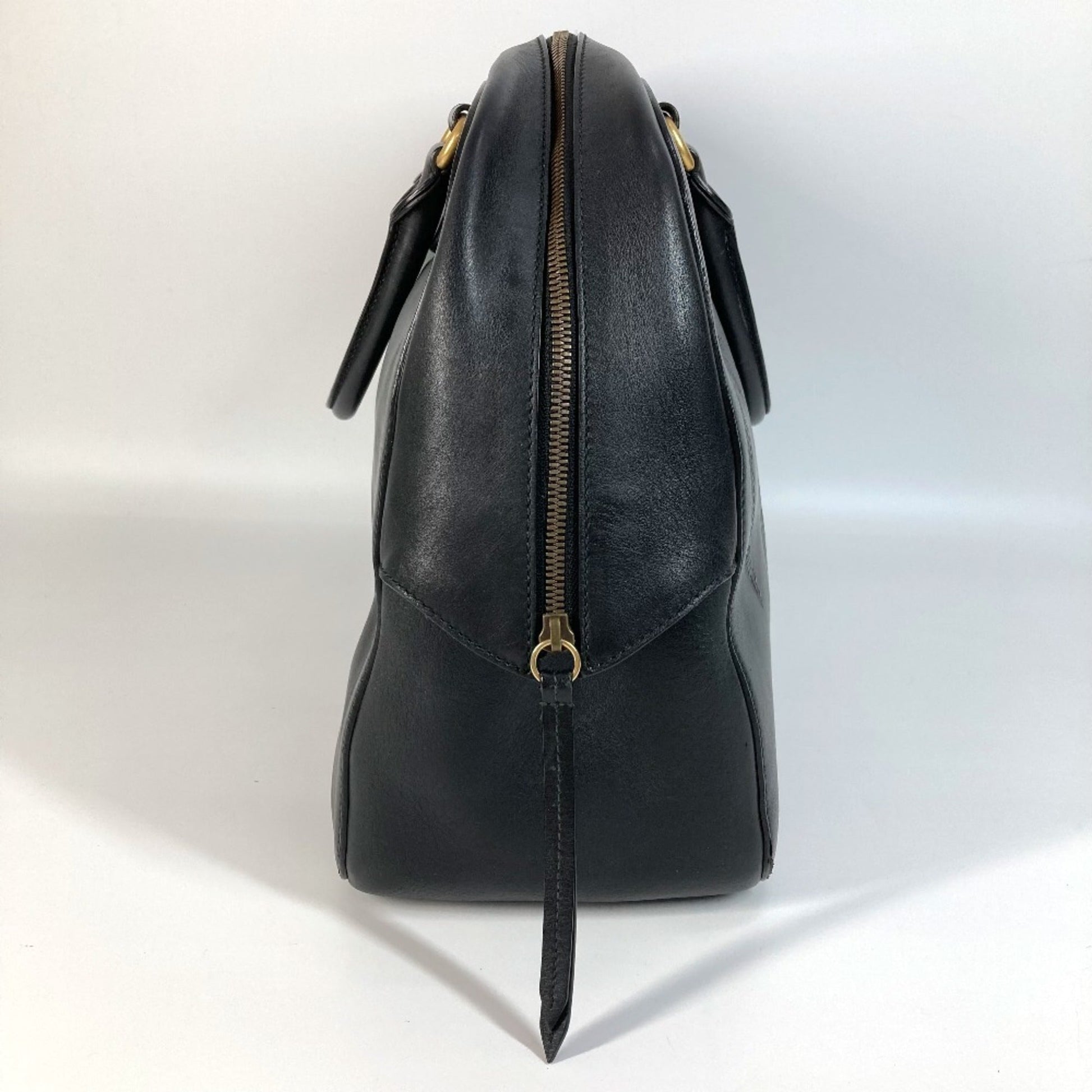 Gucci Black Leather Boston Bag Shoulder Bag