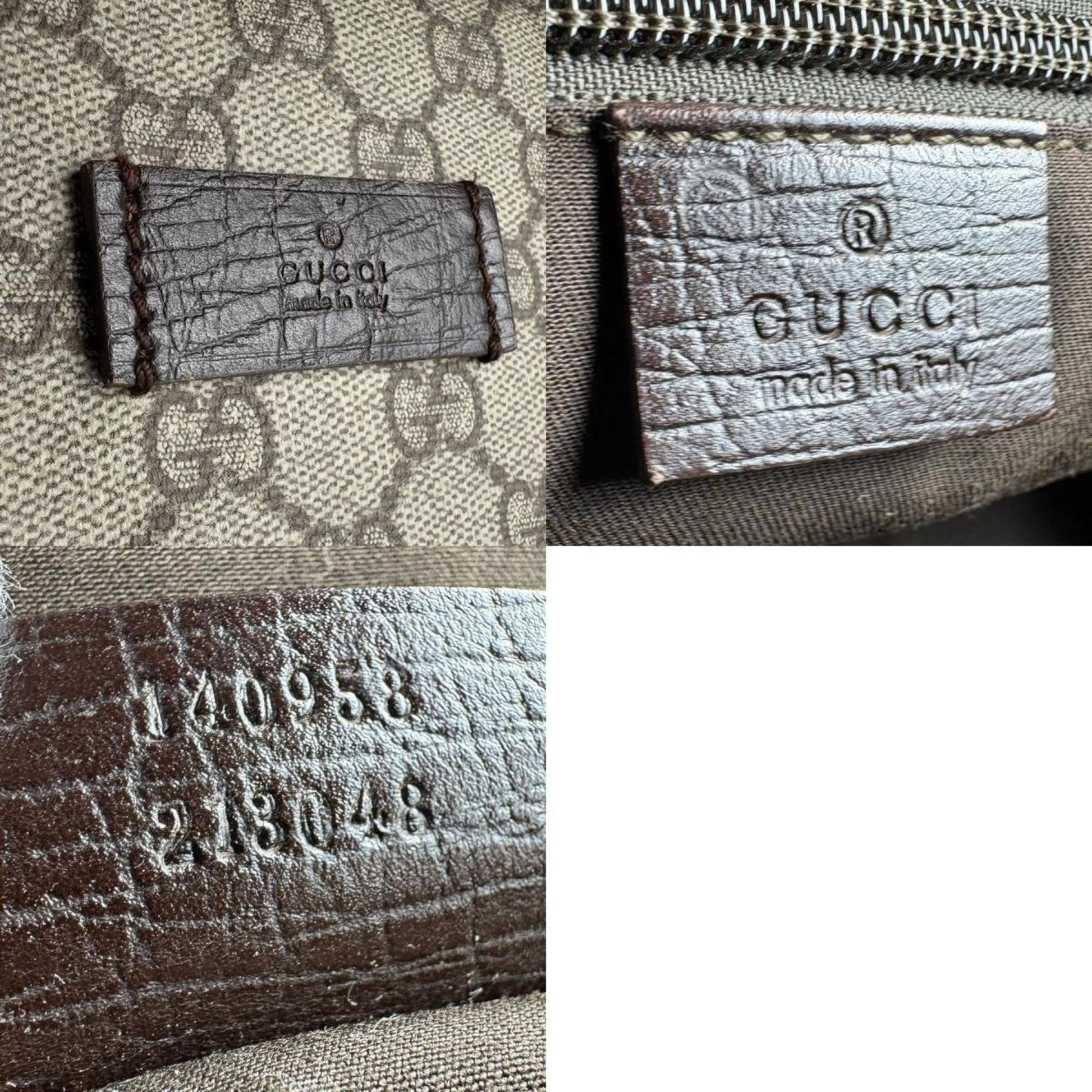 Gucci Brown Gg Supreme Backpack