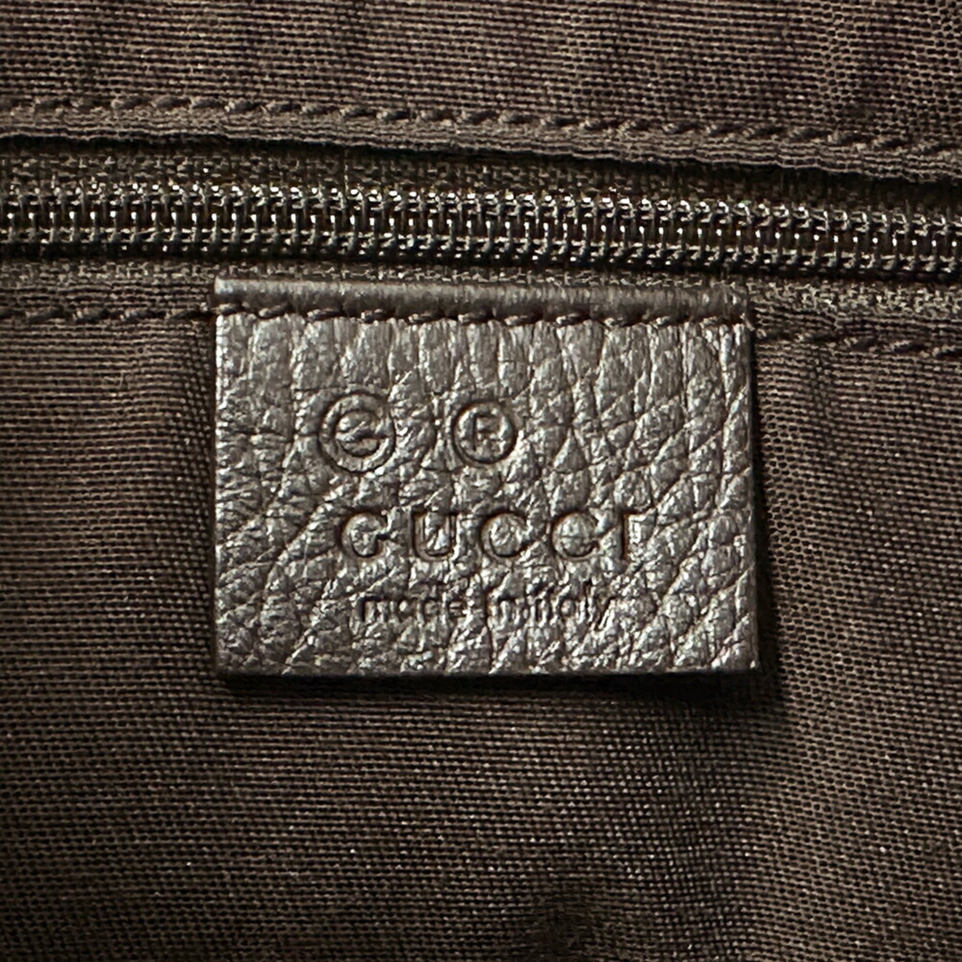 Gucci Abbey Dark Brown Nylon Shoulder Bag Tote Bag