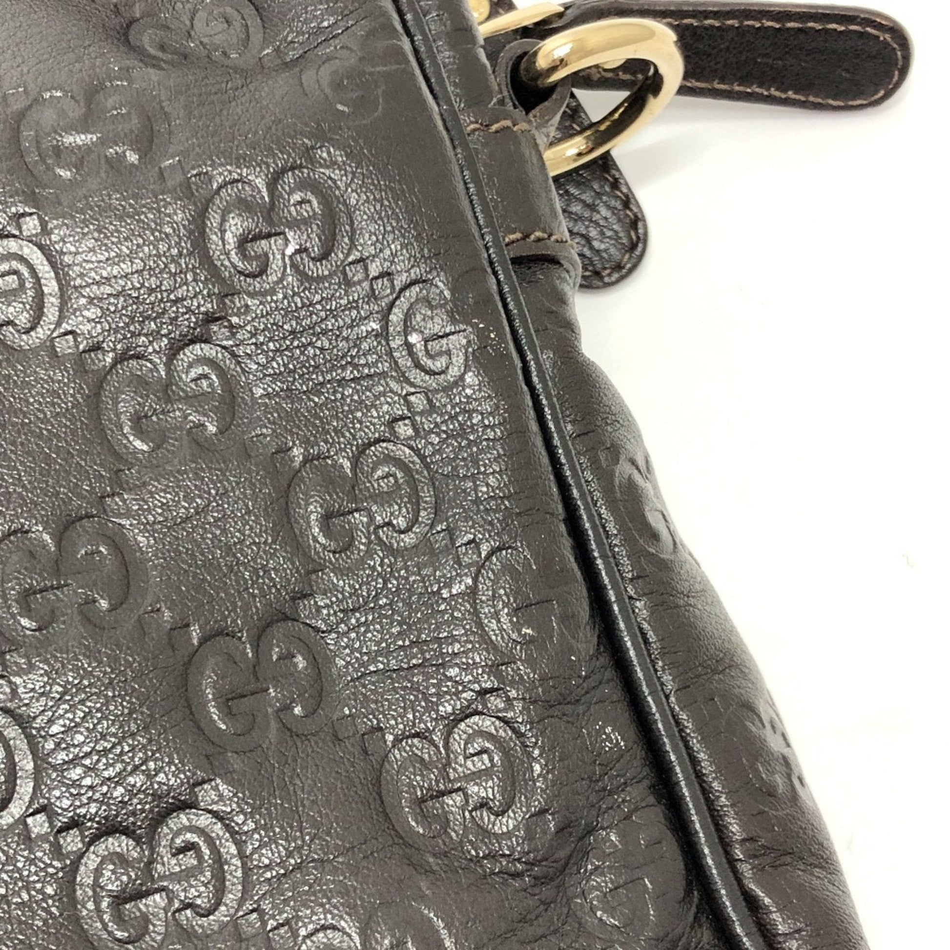Gucci Brown Leather Briefcase Handbag
