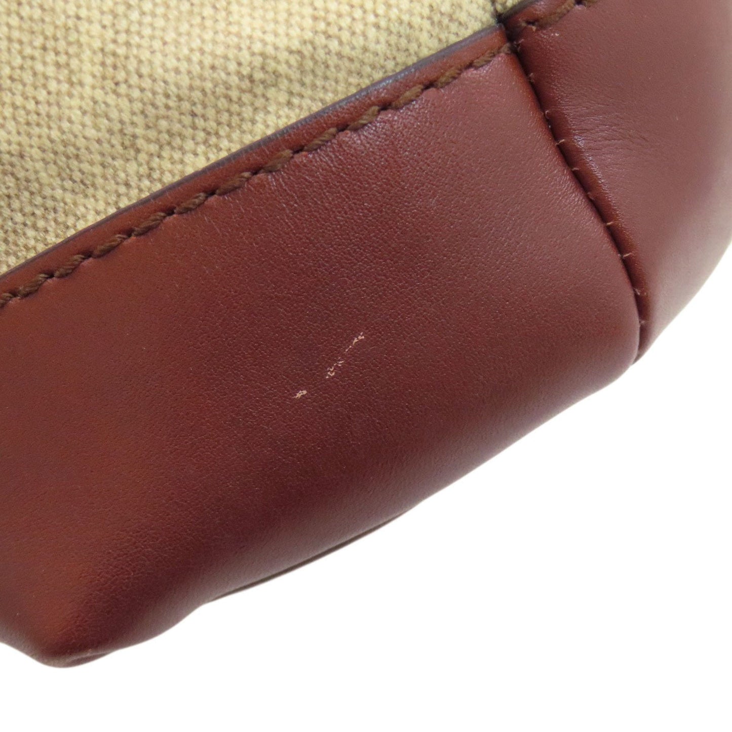Gucci Brown Canvas Tote Bag
