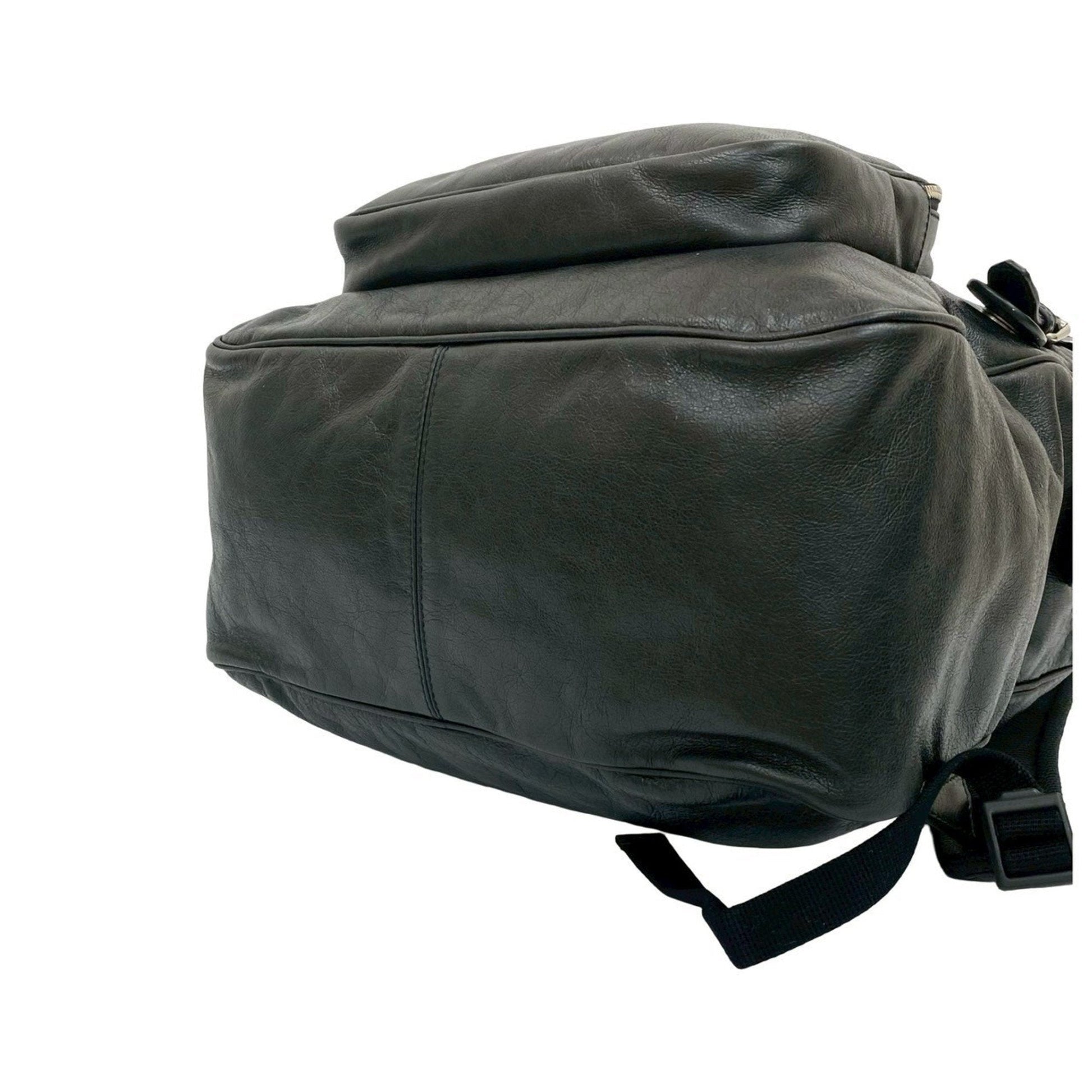 Gucci Black Leather Backpack