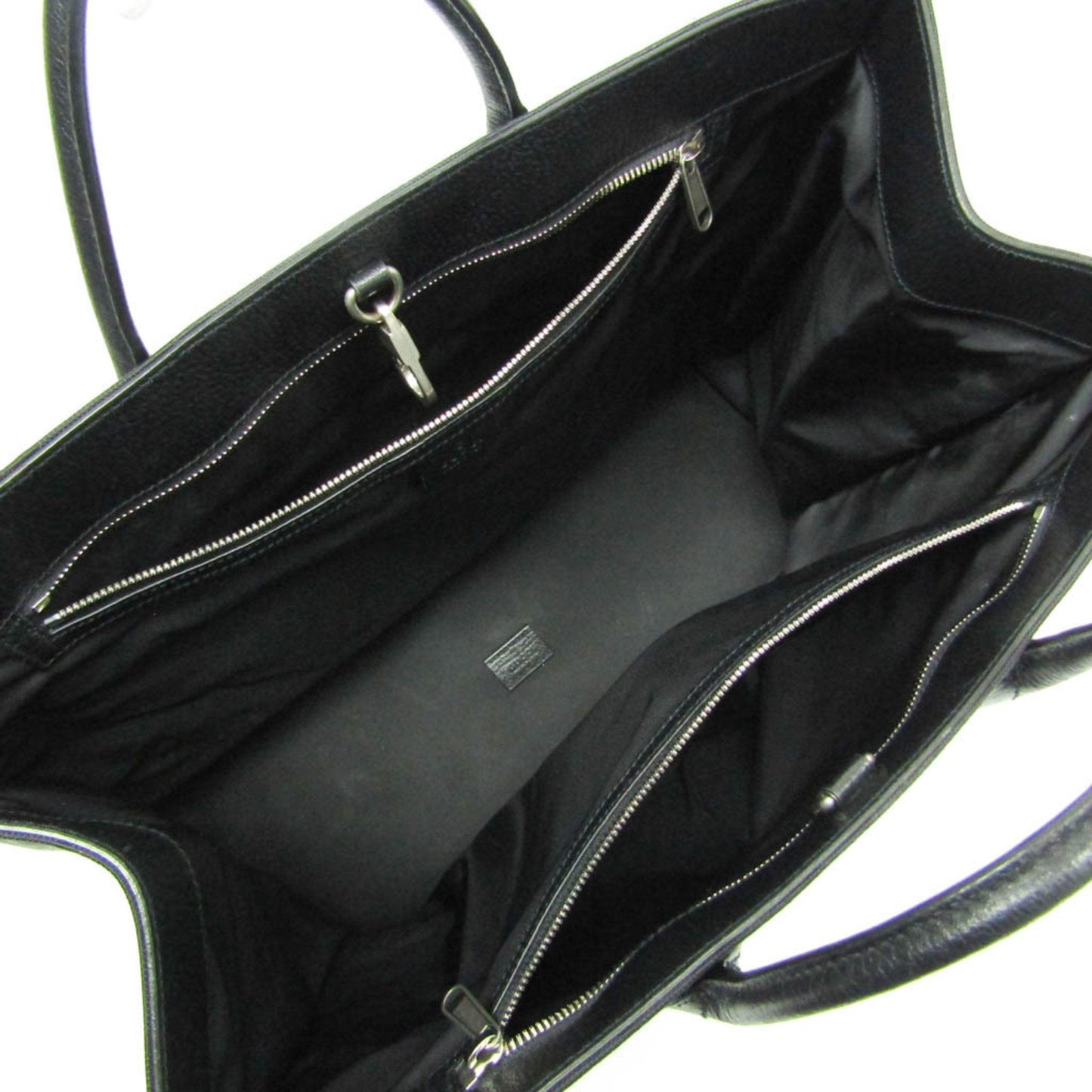 Gucci Black Nylon Canvas Leather Handbag Shoulder Bag