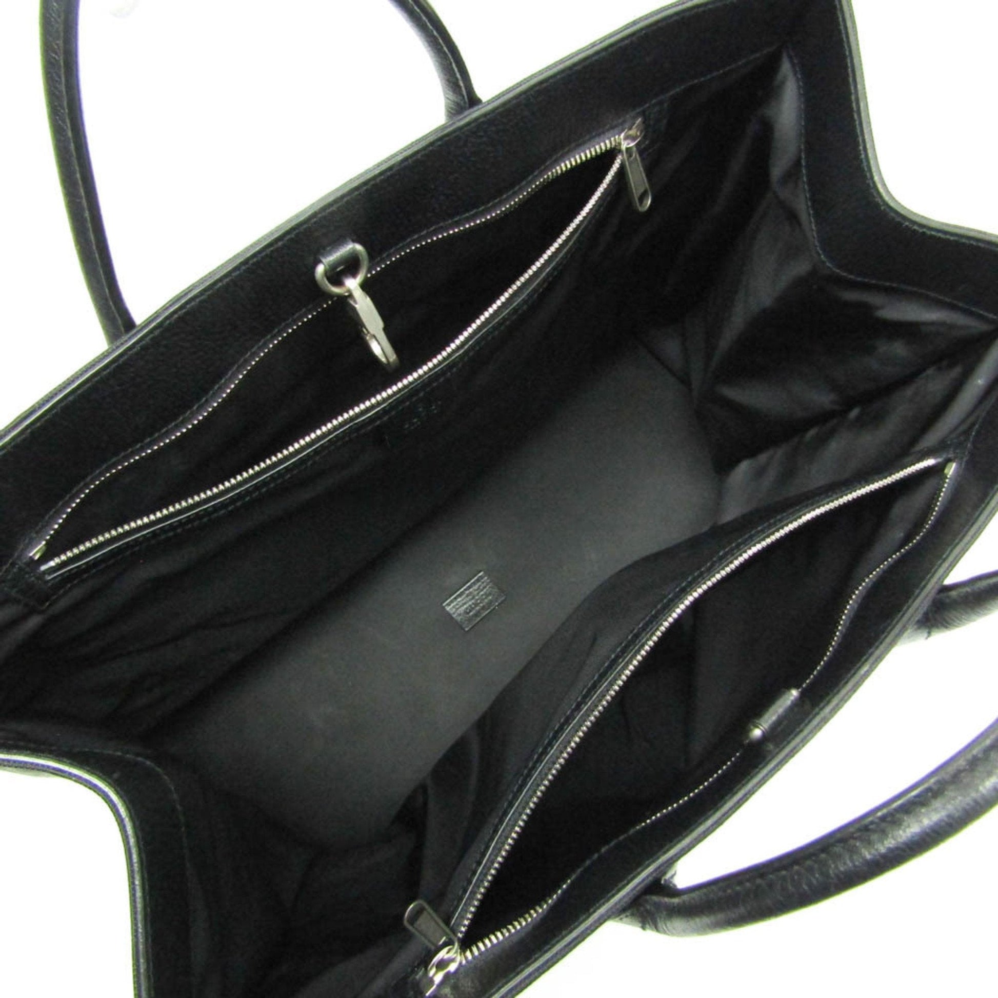 Gucci Black Nylon Canvas Leather Handbag Shoulder Bag