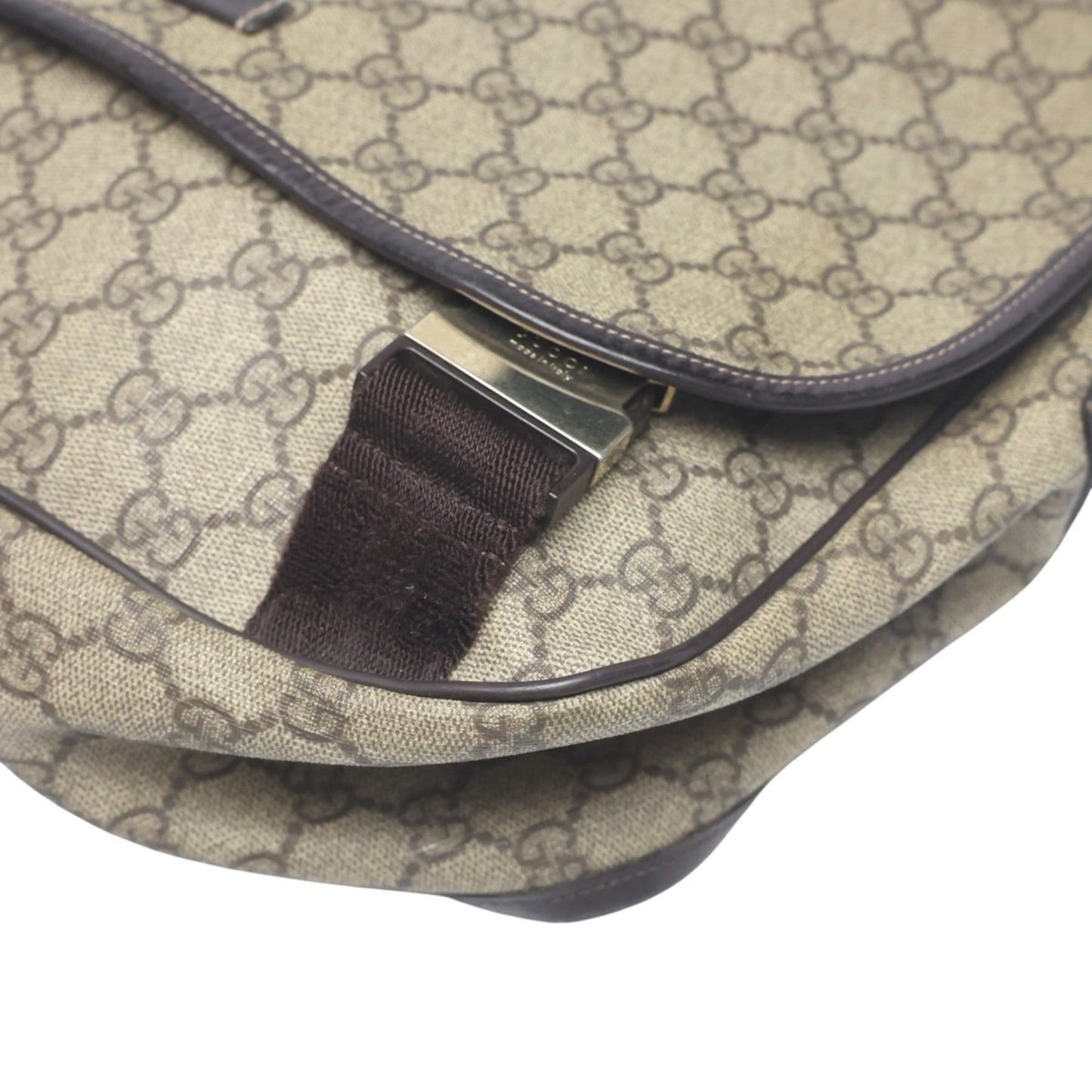 Gucci Brown Gg Plus Shoulder Bag