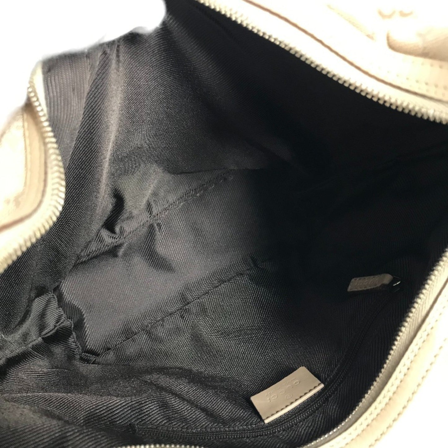 Gucci Beige Gg Canvas Shoulder Bag