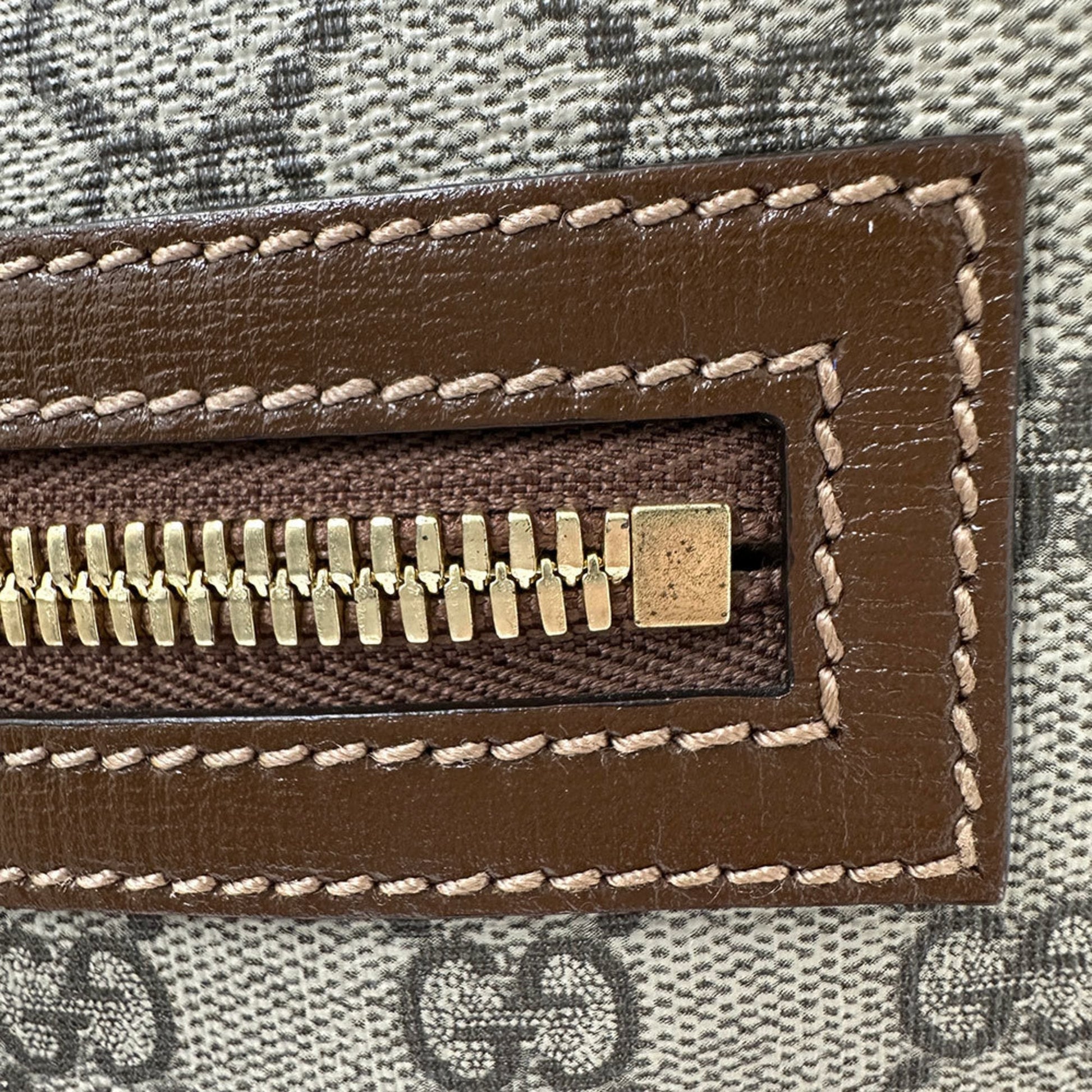 Gucci Black Brown Gg Supreme Shoulder Bag