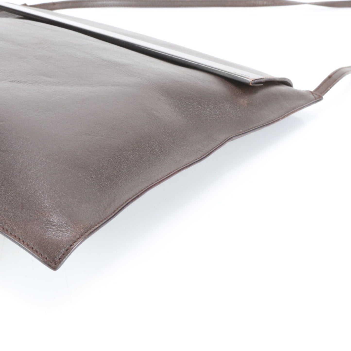 Gucci Brown Leather Shoulder Bag