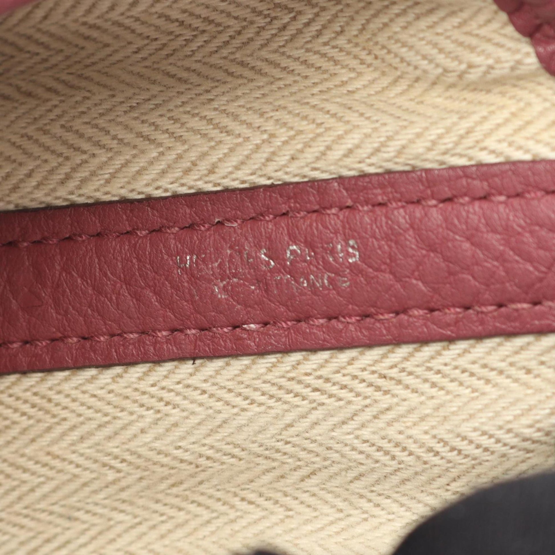 Hermes Negonda Tote Bag Leather Pink