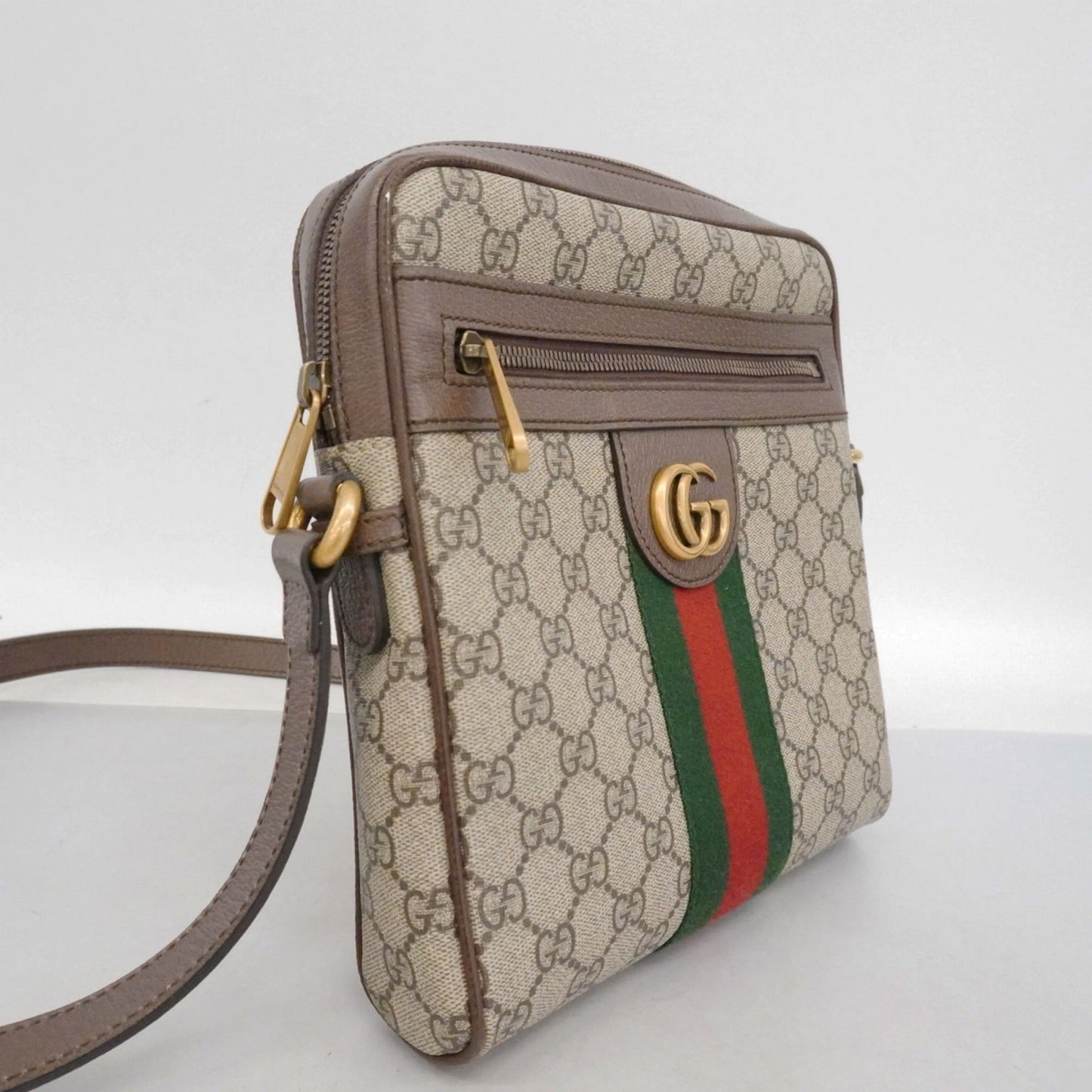 Gucci Brown Pvc Shoulder Bag
