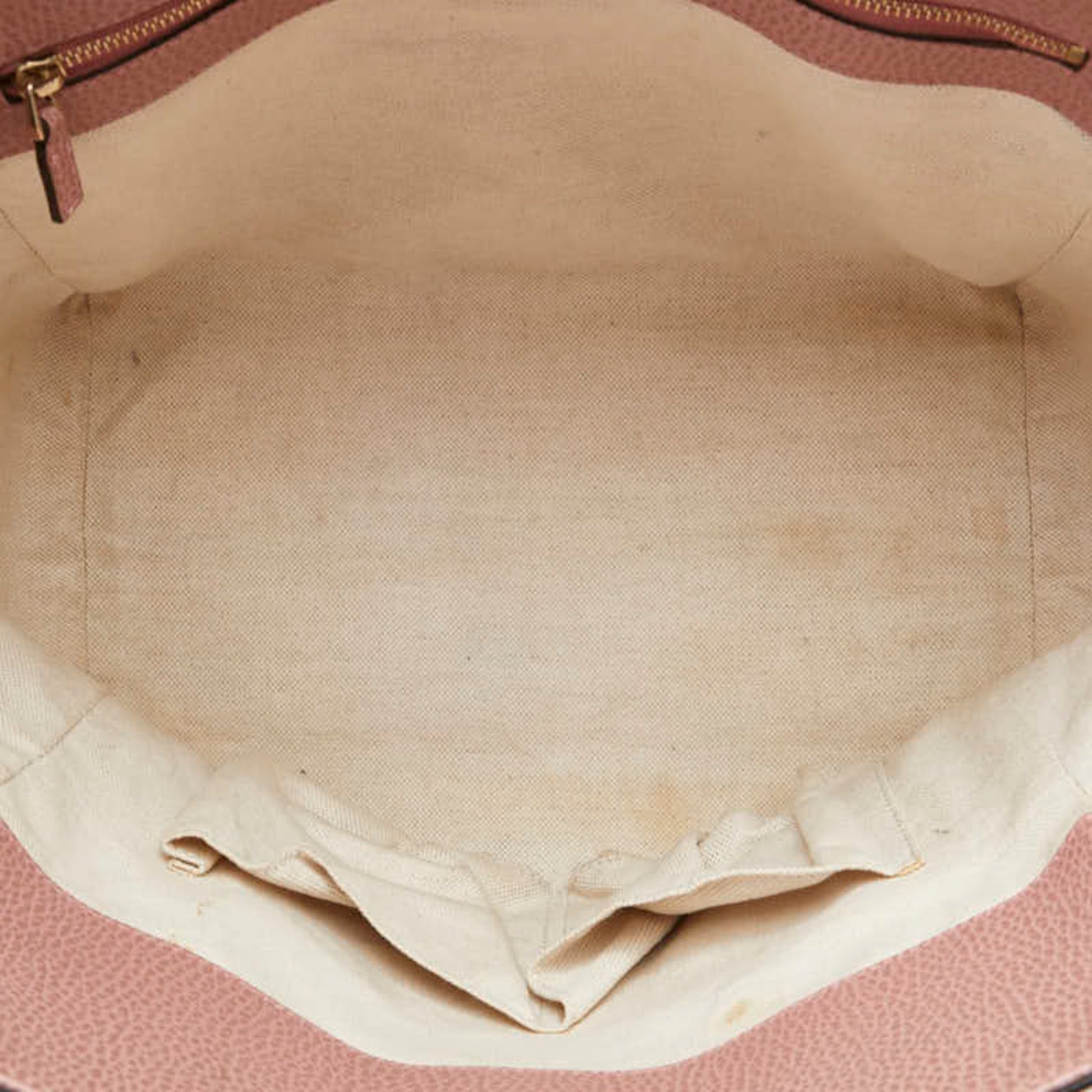 Gucci Pink Leather Shoulder Bag Tote Bag