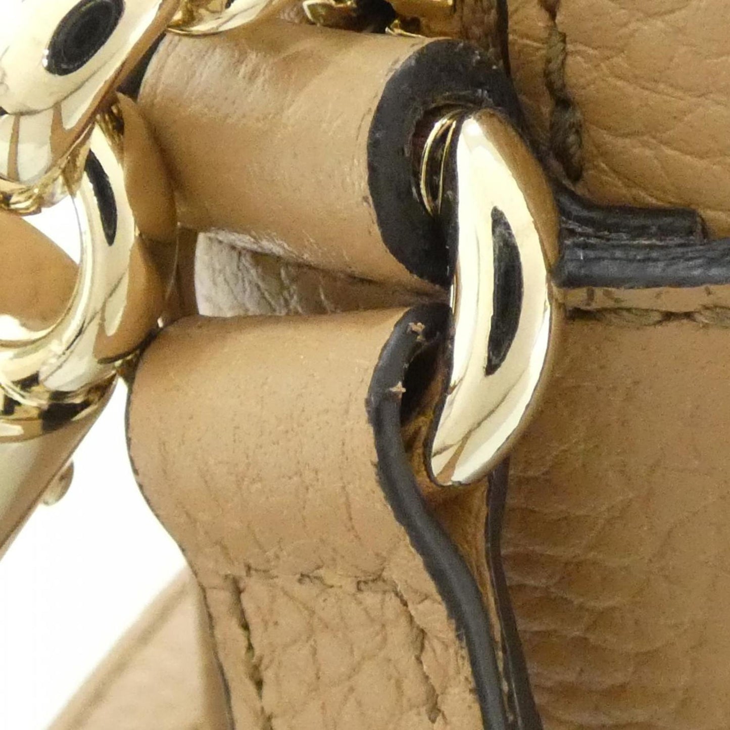Gucci Beige Leather Shoulder Bag
