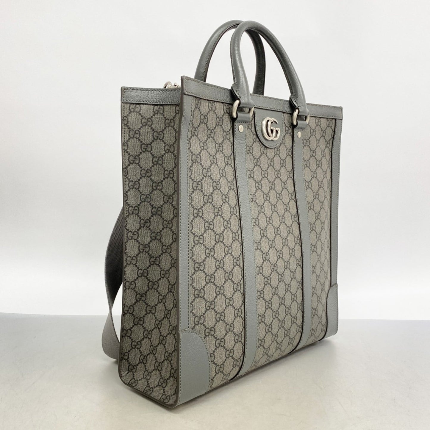 Gucci Gray Pvc Tote Bag