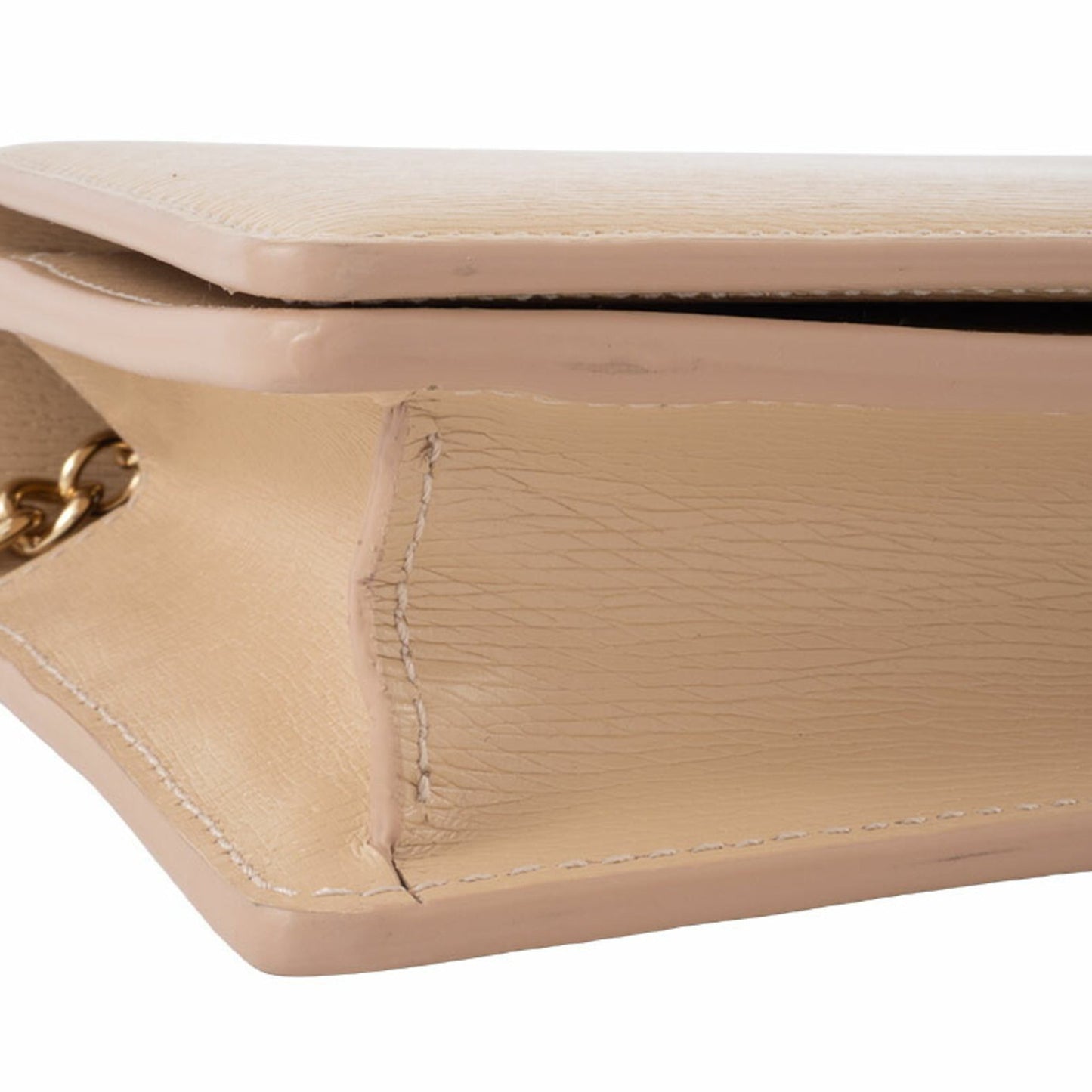 Gucci Pale Orange Leather Shoulder Bag