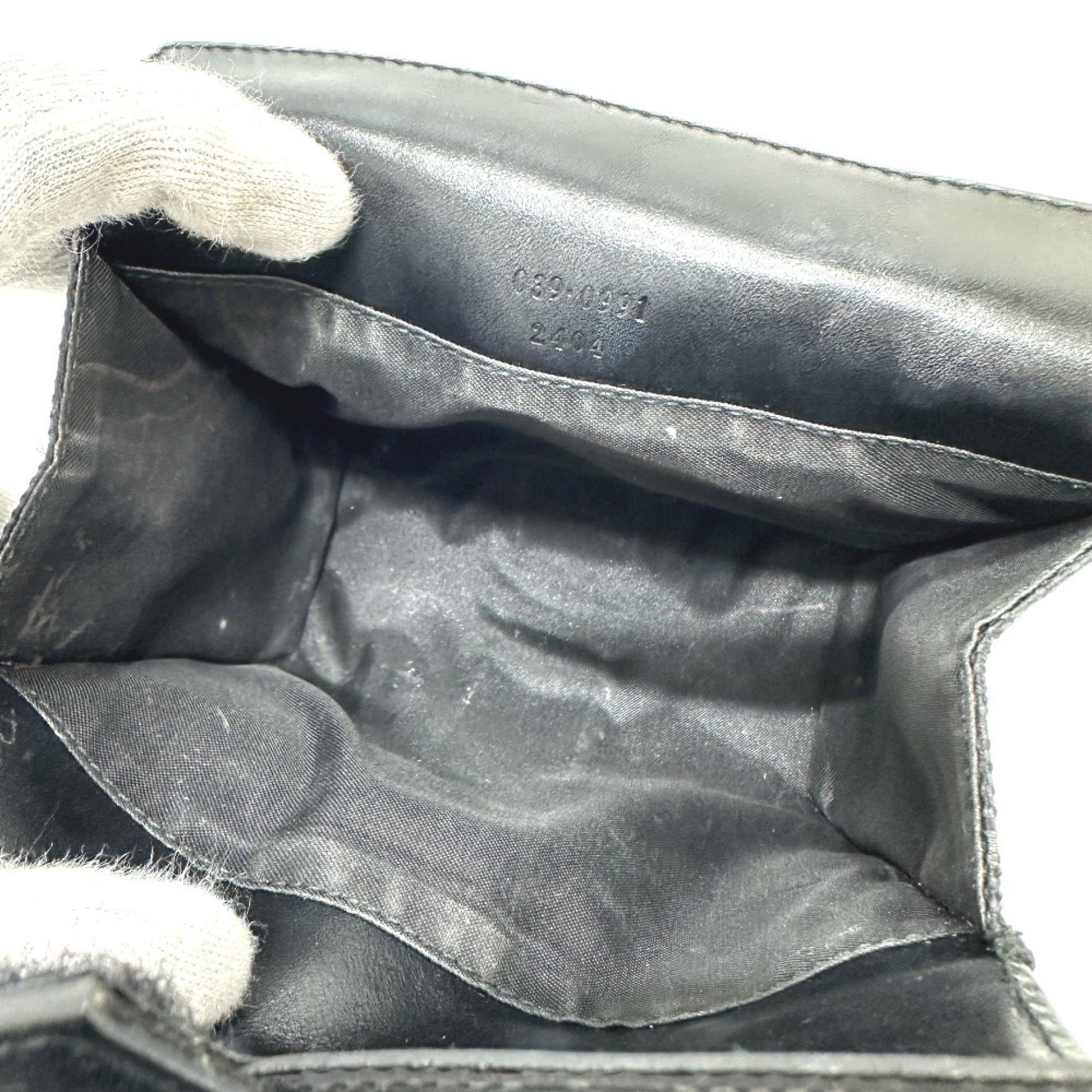 Gucci Black Gg Canvas Pouch