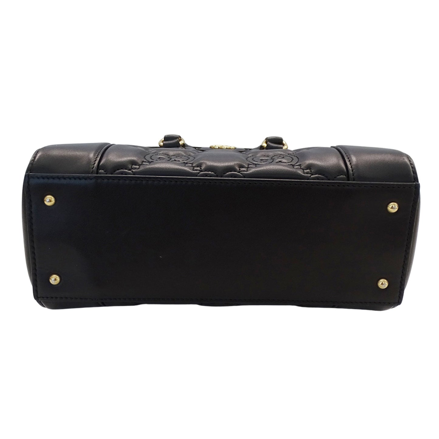Gucci Black Leather Handbag Shoulder Bag