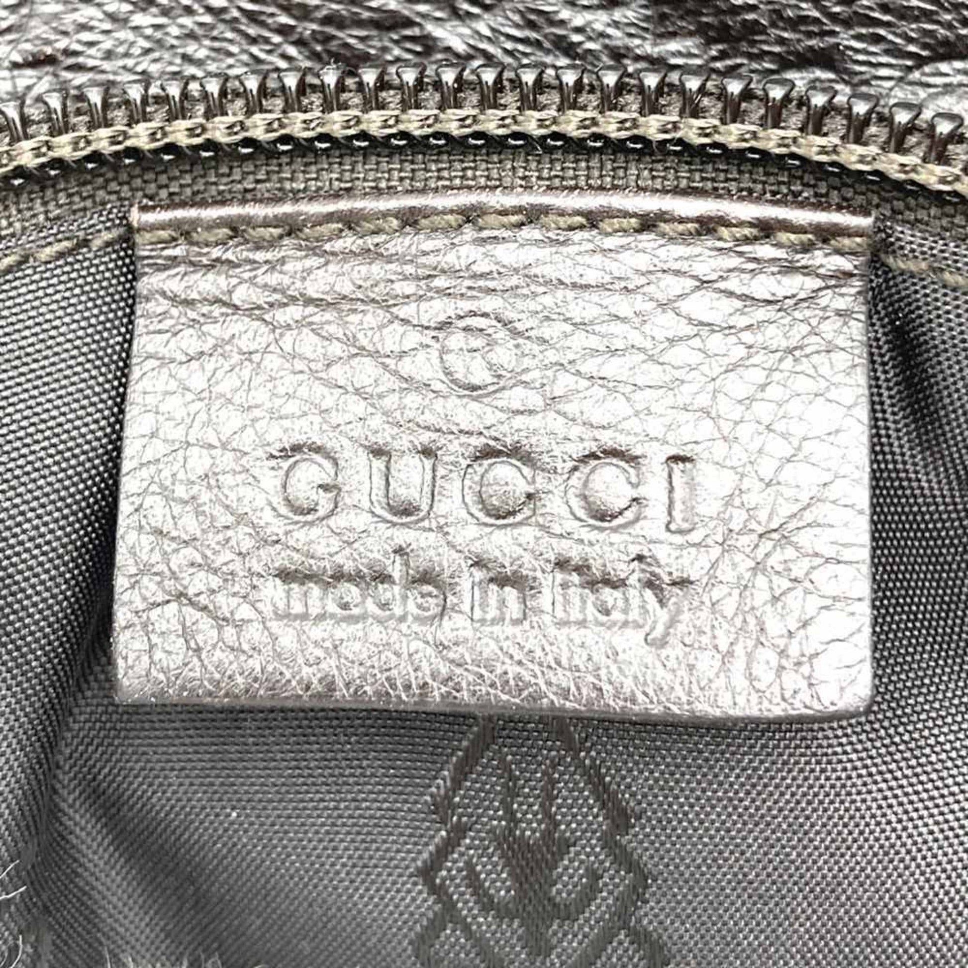 Gucci Brown Leather Shoulder Bag