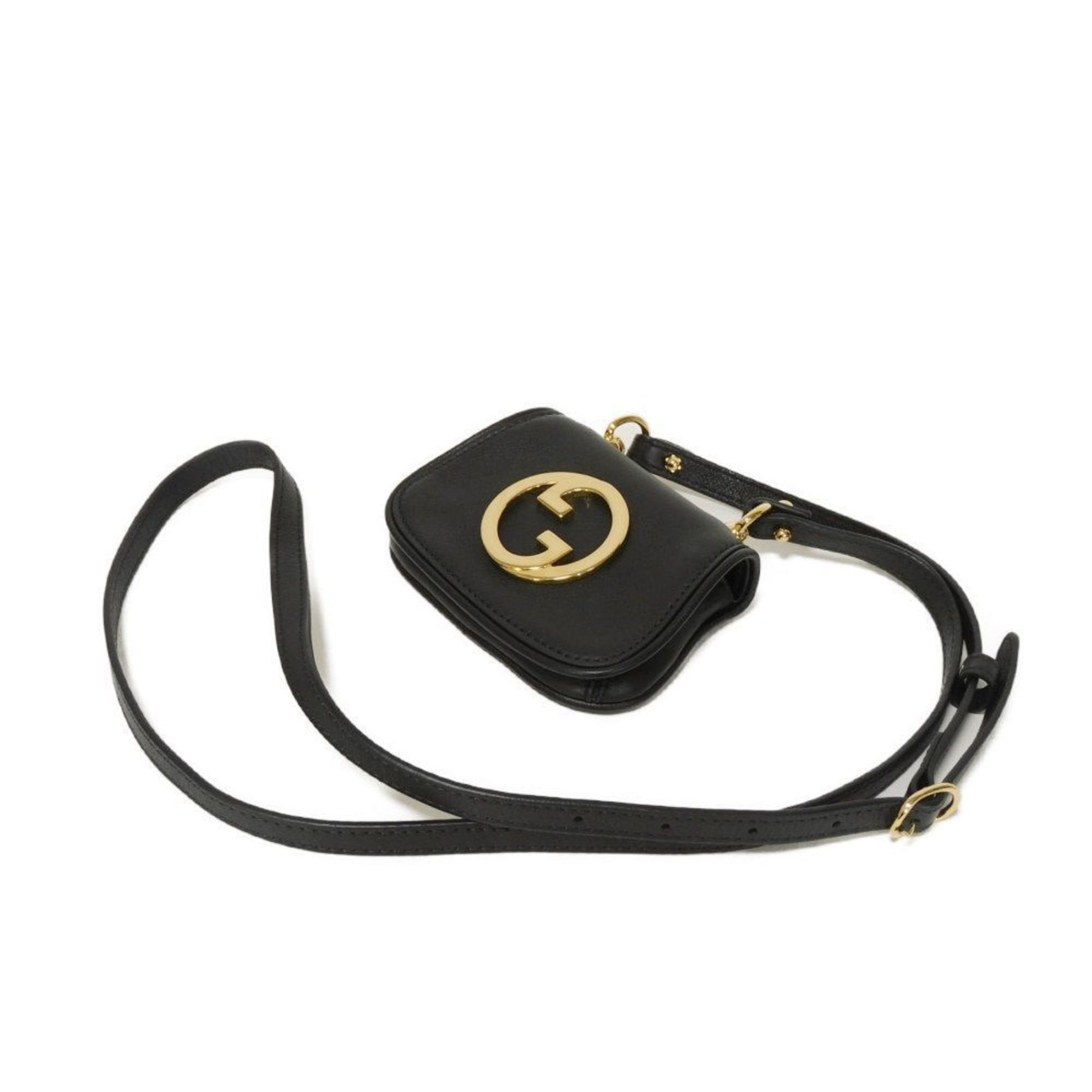 Gucci Black Leather Shoulder Bag