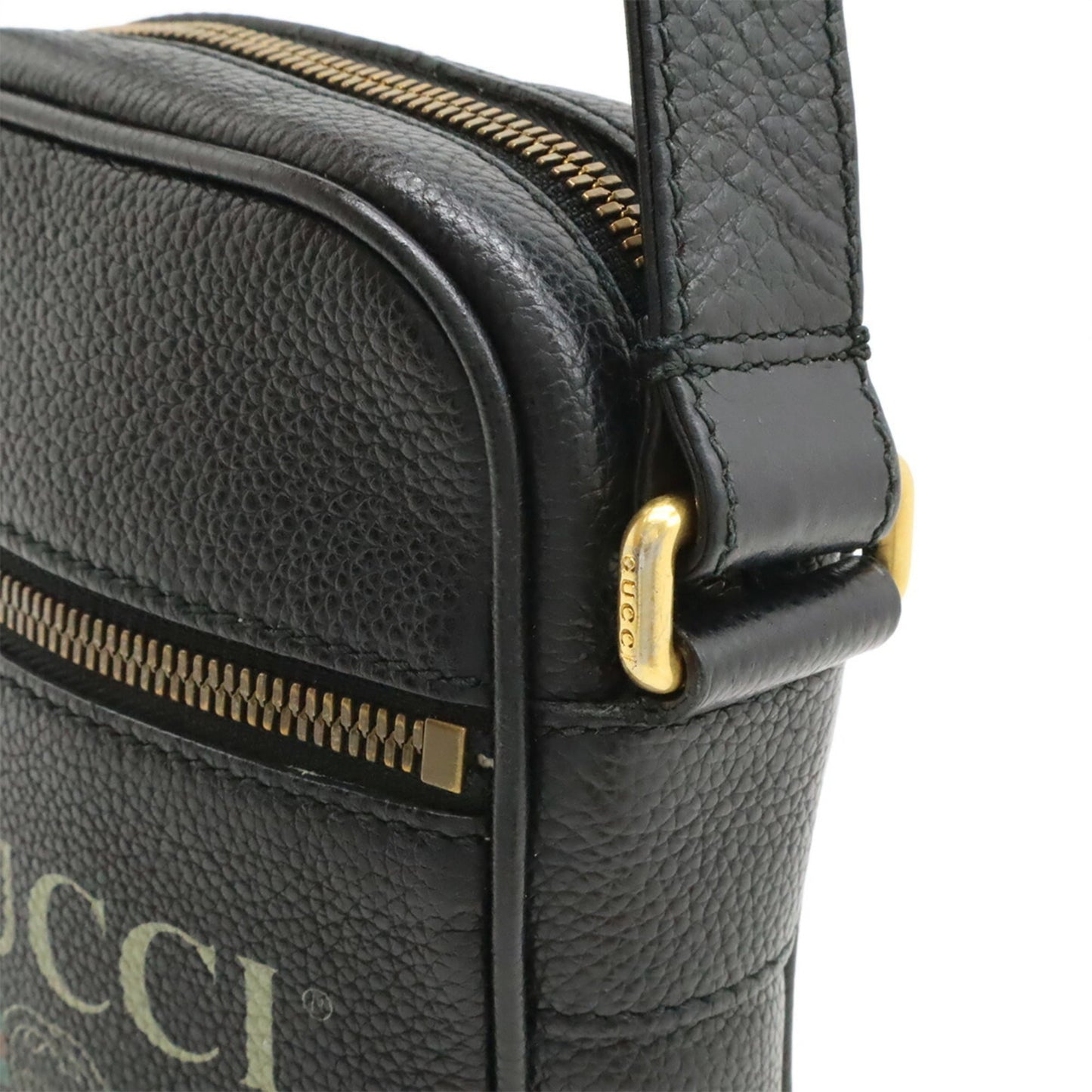 Gucci Black Leather Shoulder Bag
