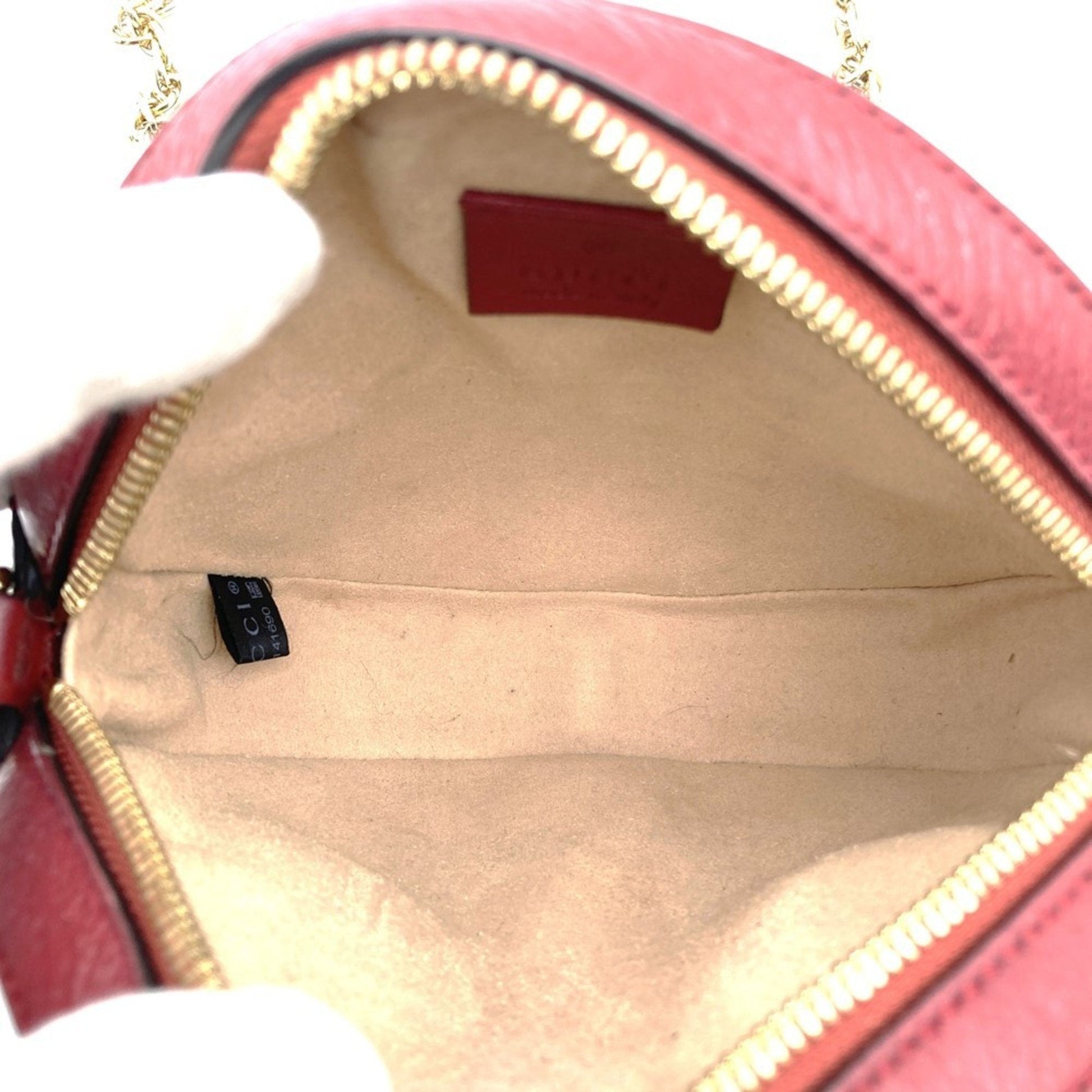 Gucci Gg Marmont Navy Red Color Suede Leather Shoulder Bag