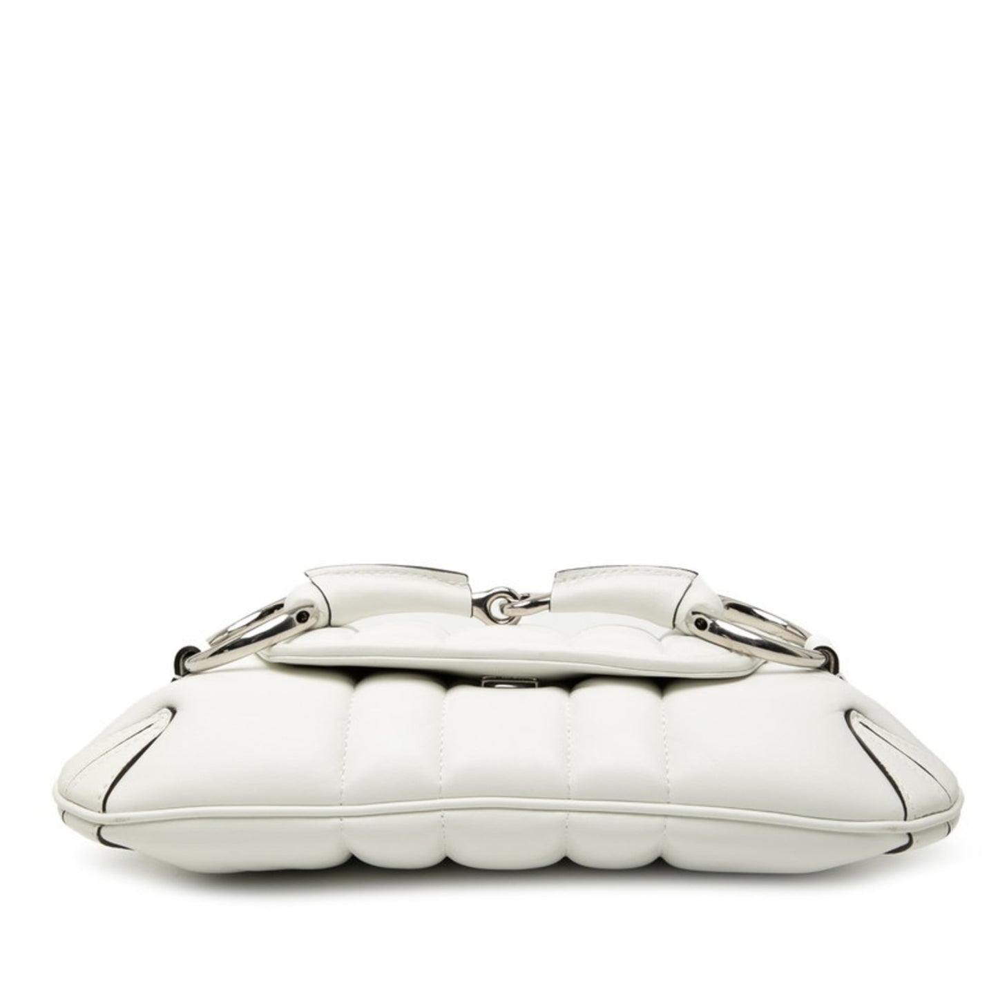 Gucci White Leather Handbag Shoulder Bag