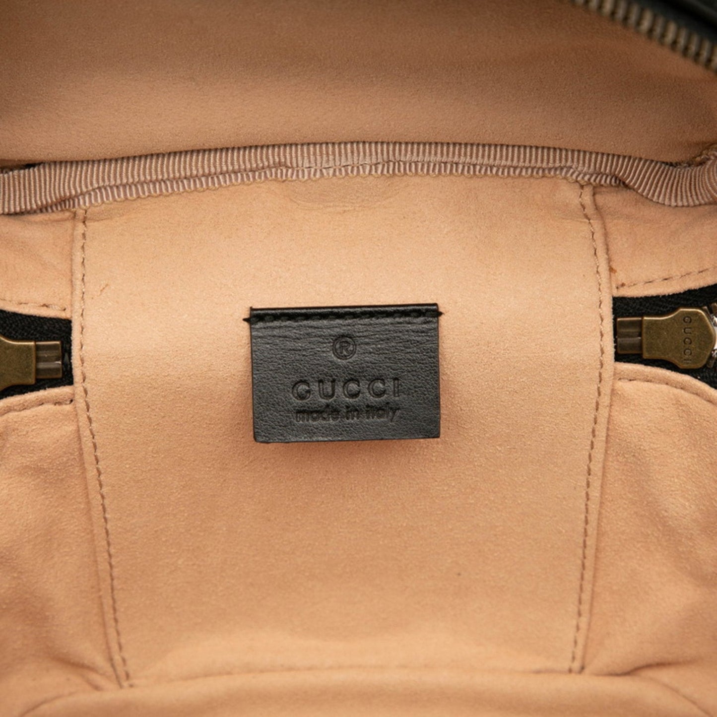 Gucci Black Leather Backpack