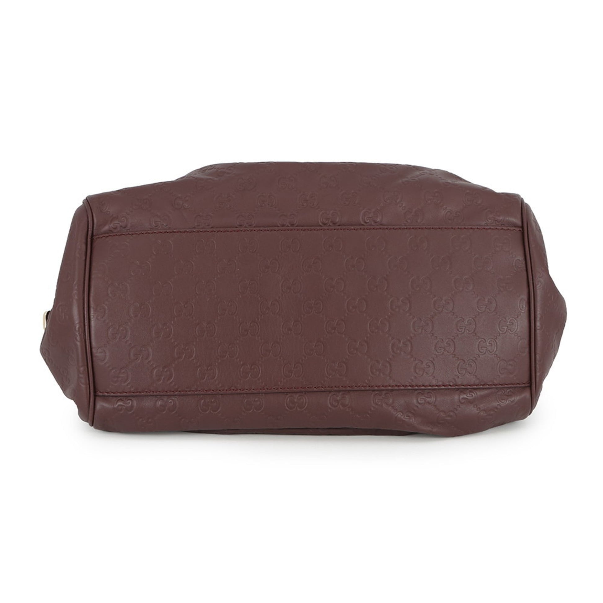 Gucci Sukey Bordeaux Leather Shoulder Bag Tote Bag