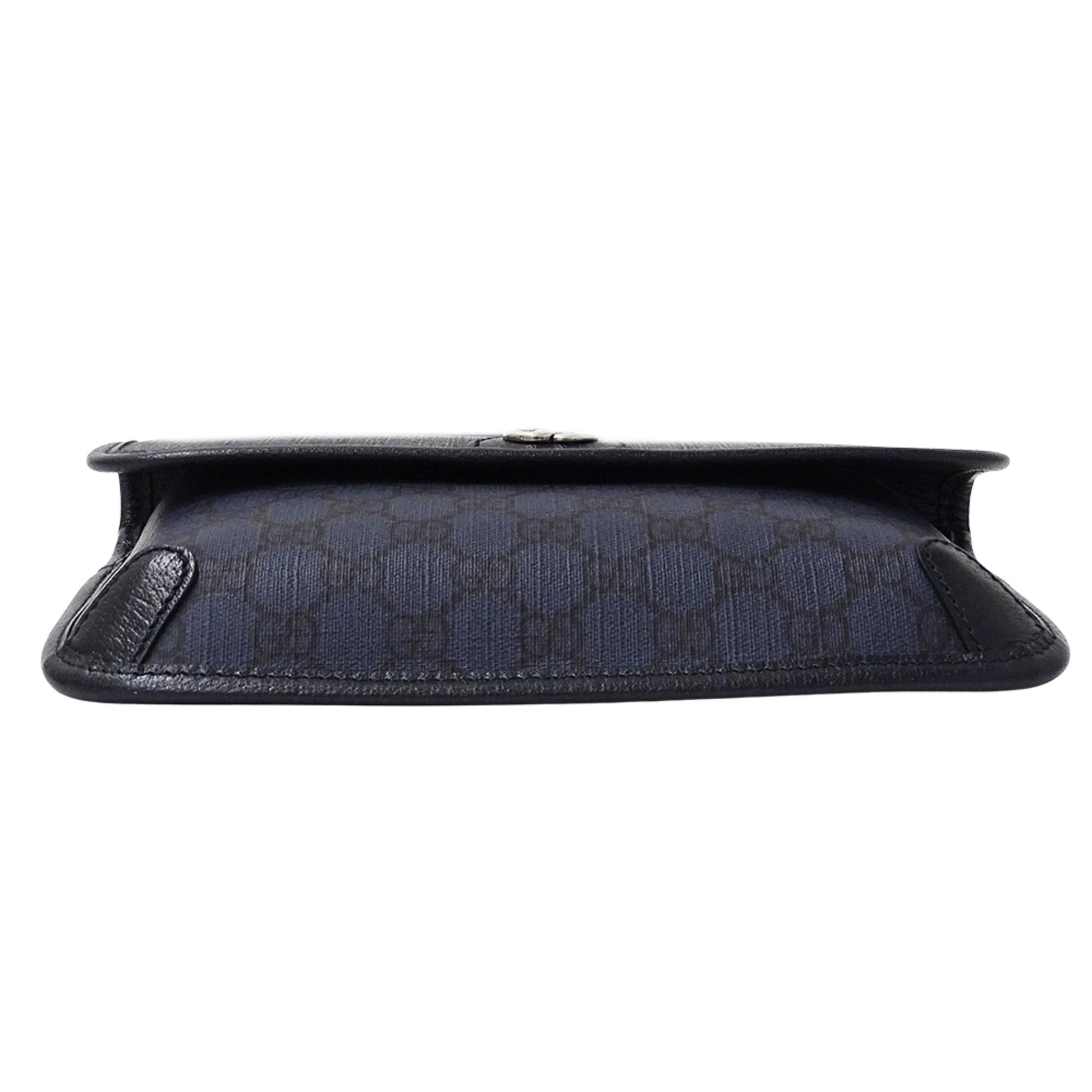 Gucci Navy Gg Supreme Shoulder Bag Sling Bag
