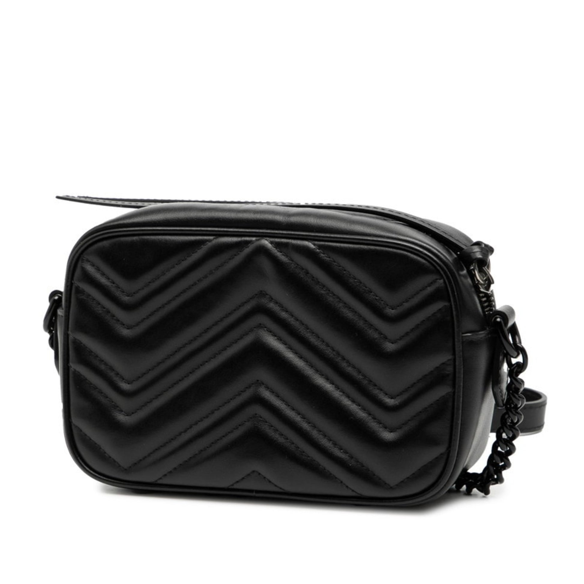 Gucci Black Leather Shoulder Bag