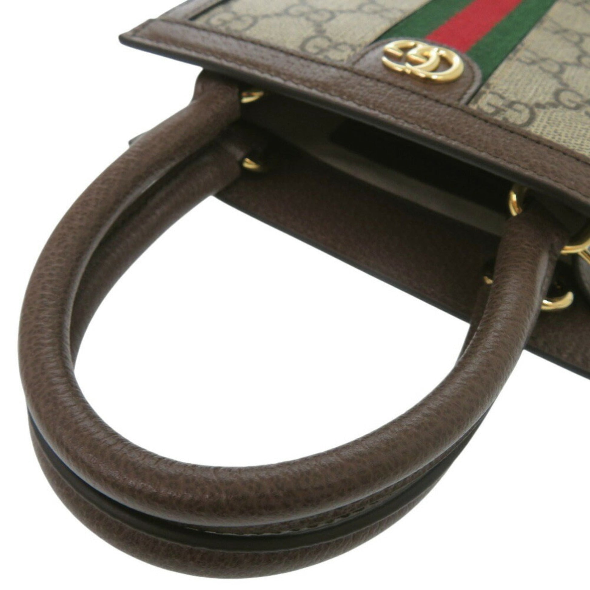 Gucci Beige Gg Canvas Shoulder Bag