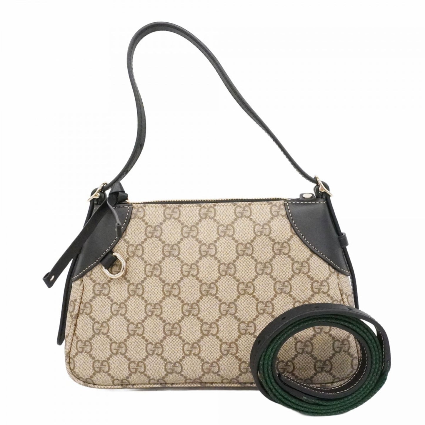 Gucci Black Brown Pvc Handbag