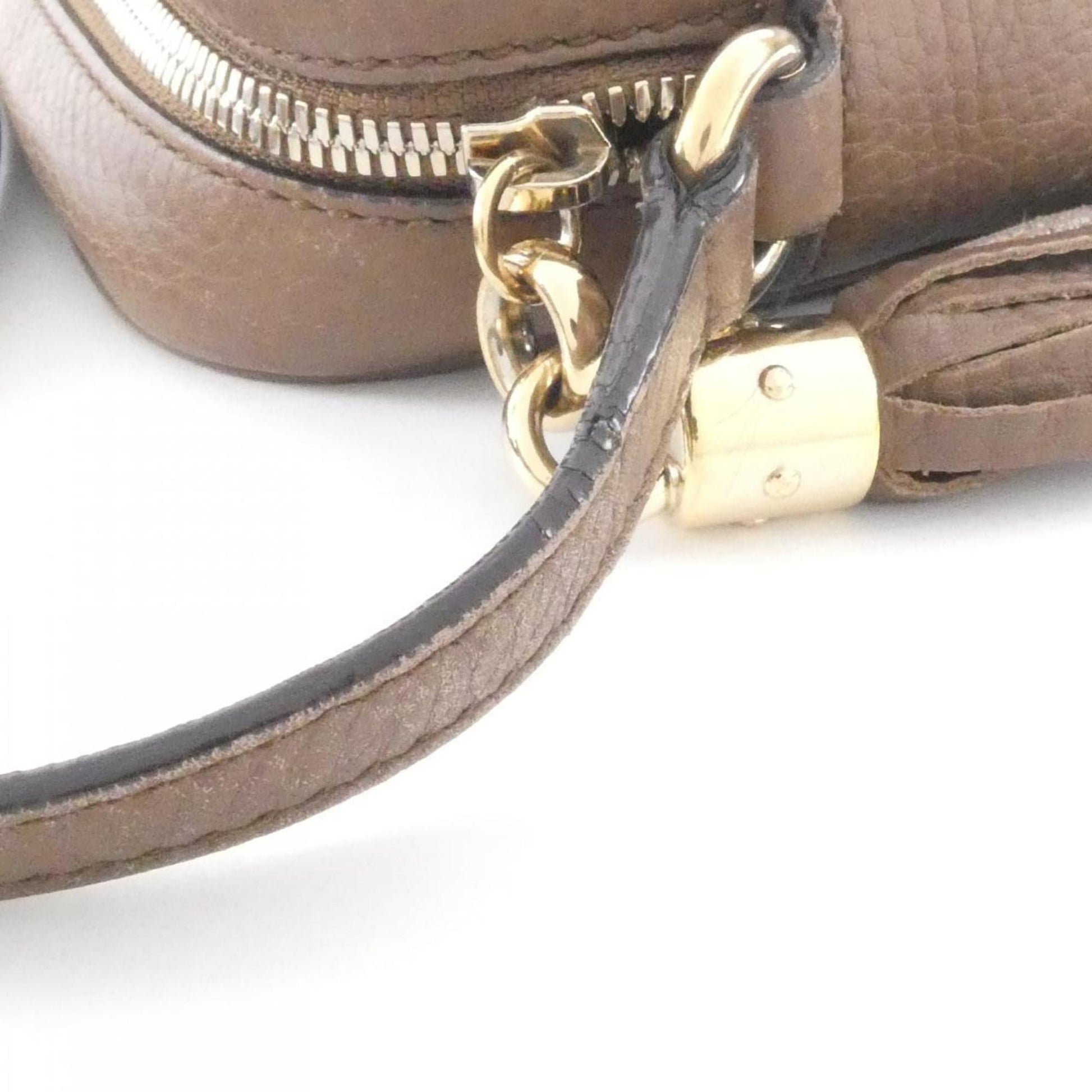 Gucci Brown Leather Shoulder Bag