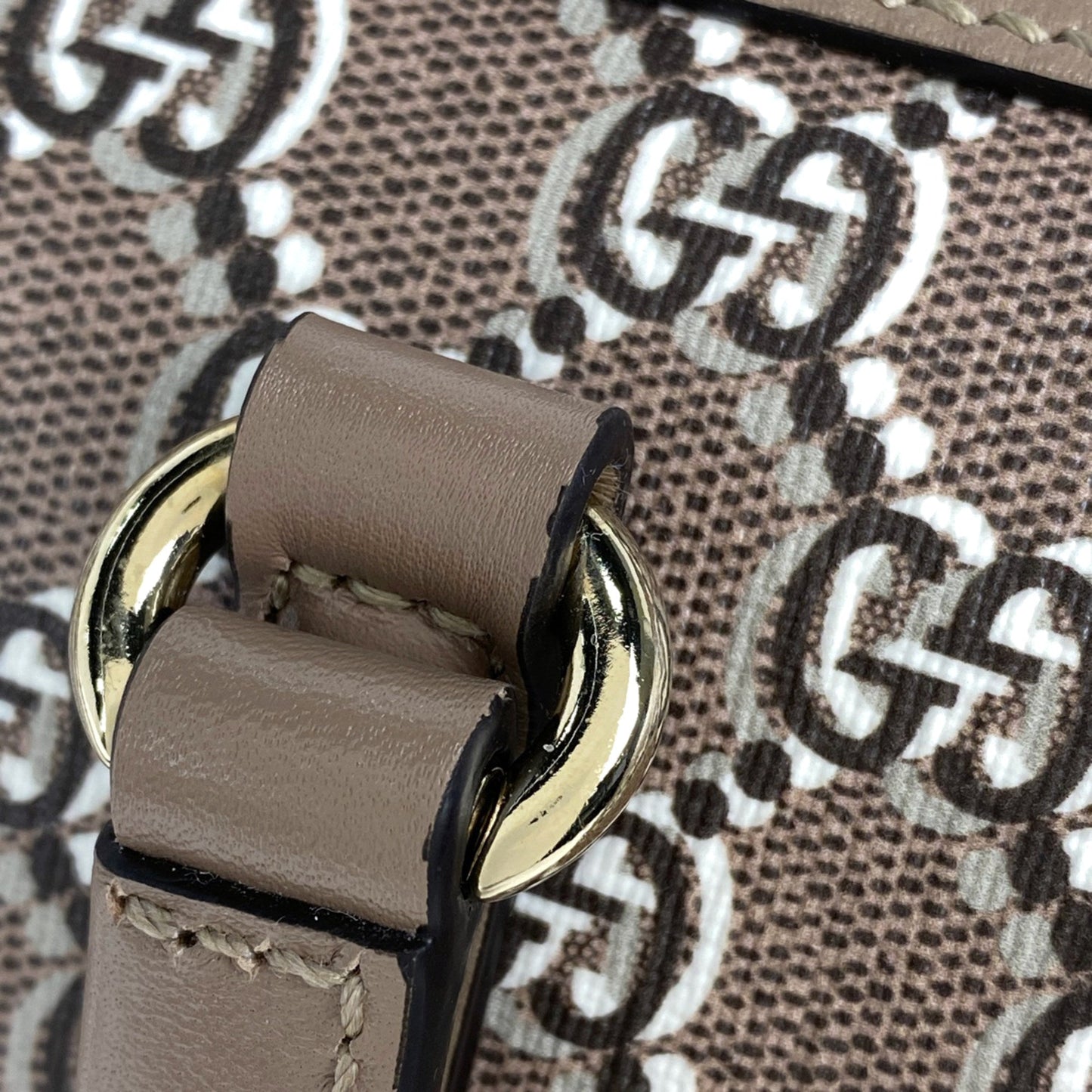 Gucci Beige Leather Handbag Shoulder Bag