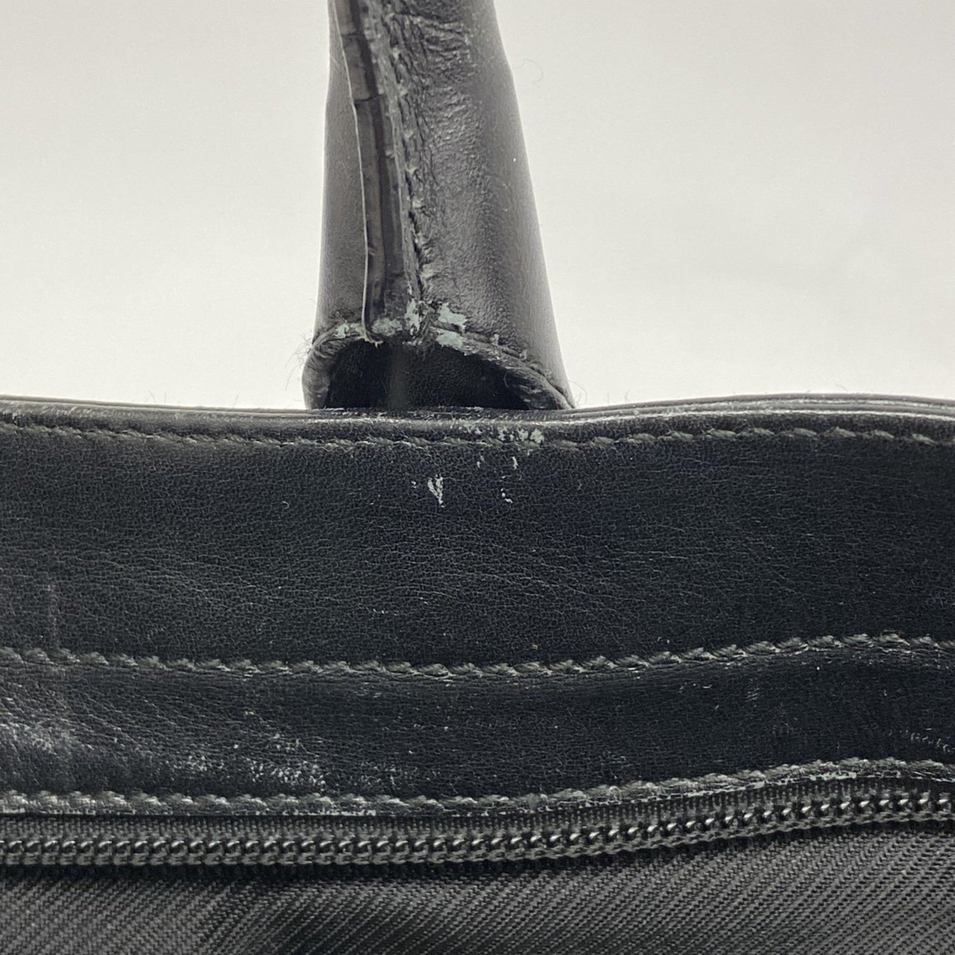 Gucci Black Canvas Tote Bag