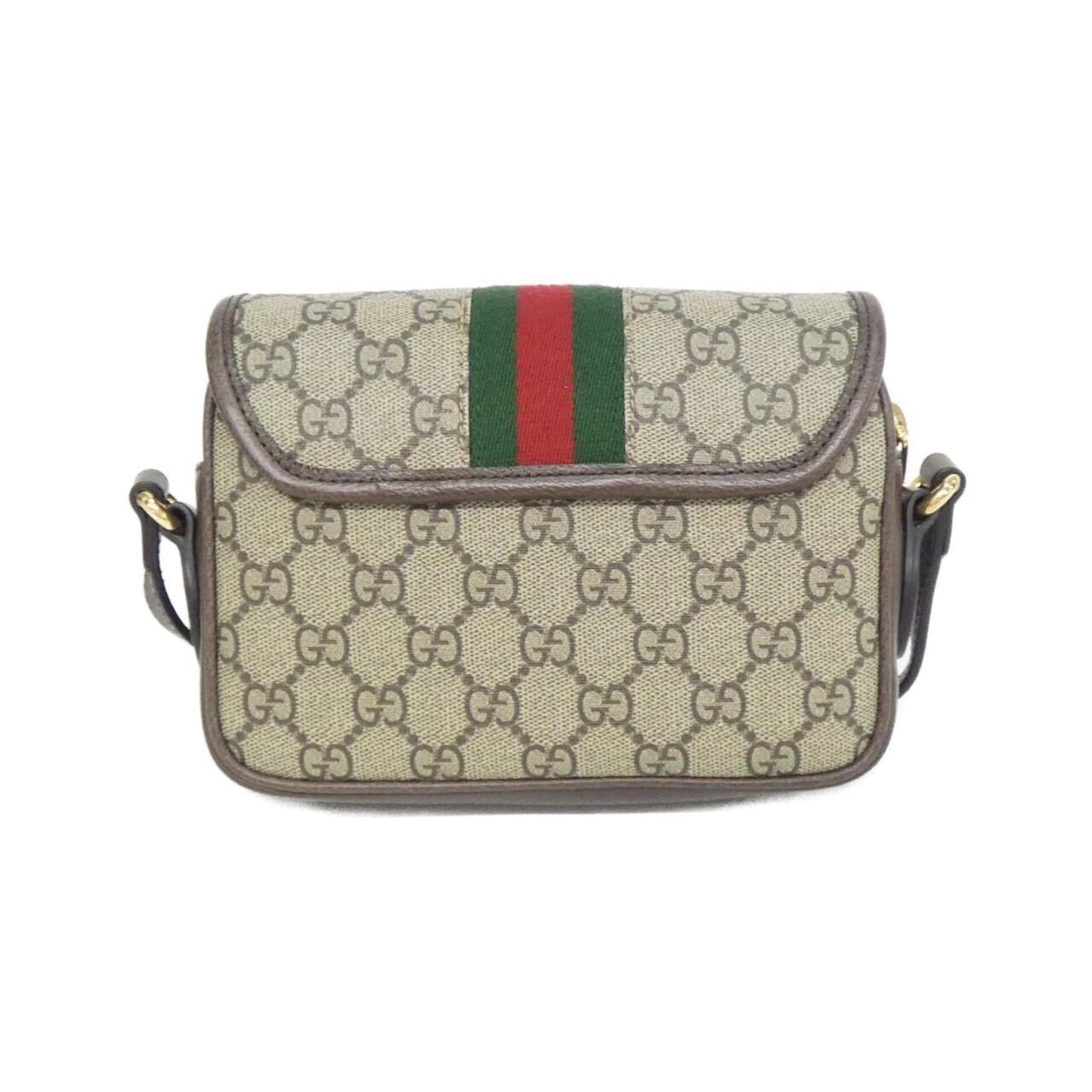 Gucci Beige Brown Gg Supreme Canvas Shoulder Bag