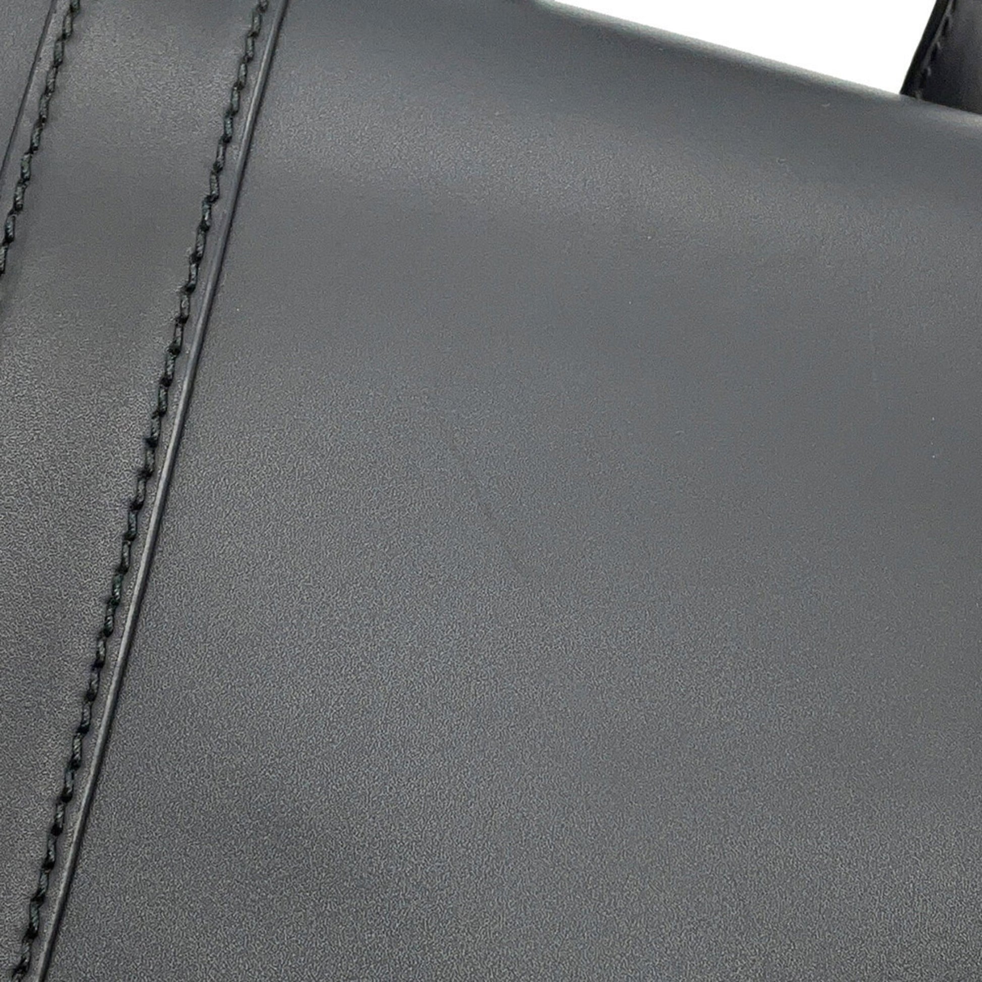 Gucci Sherry Line Black Gg Supreme Leather Backpack