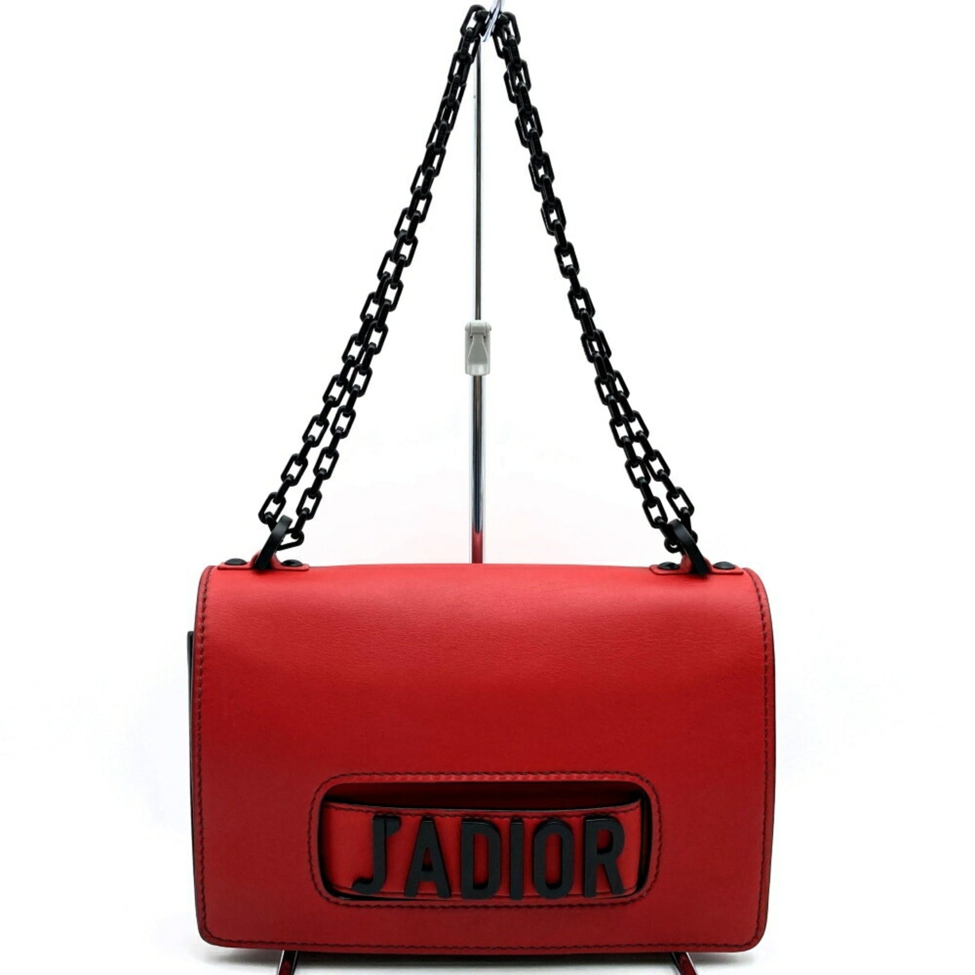 Dior Handbag Christian Color Shoulder Bag 8 Leather Red
